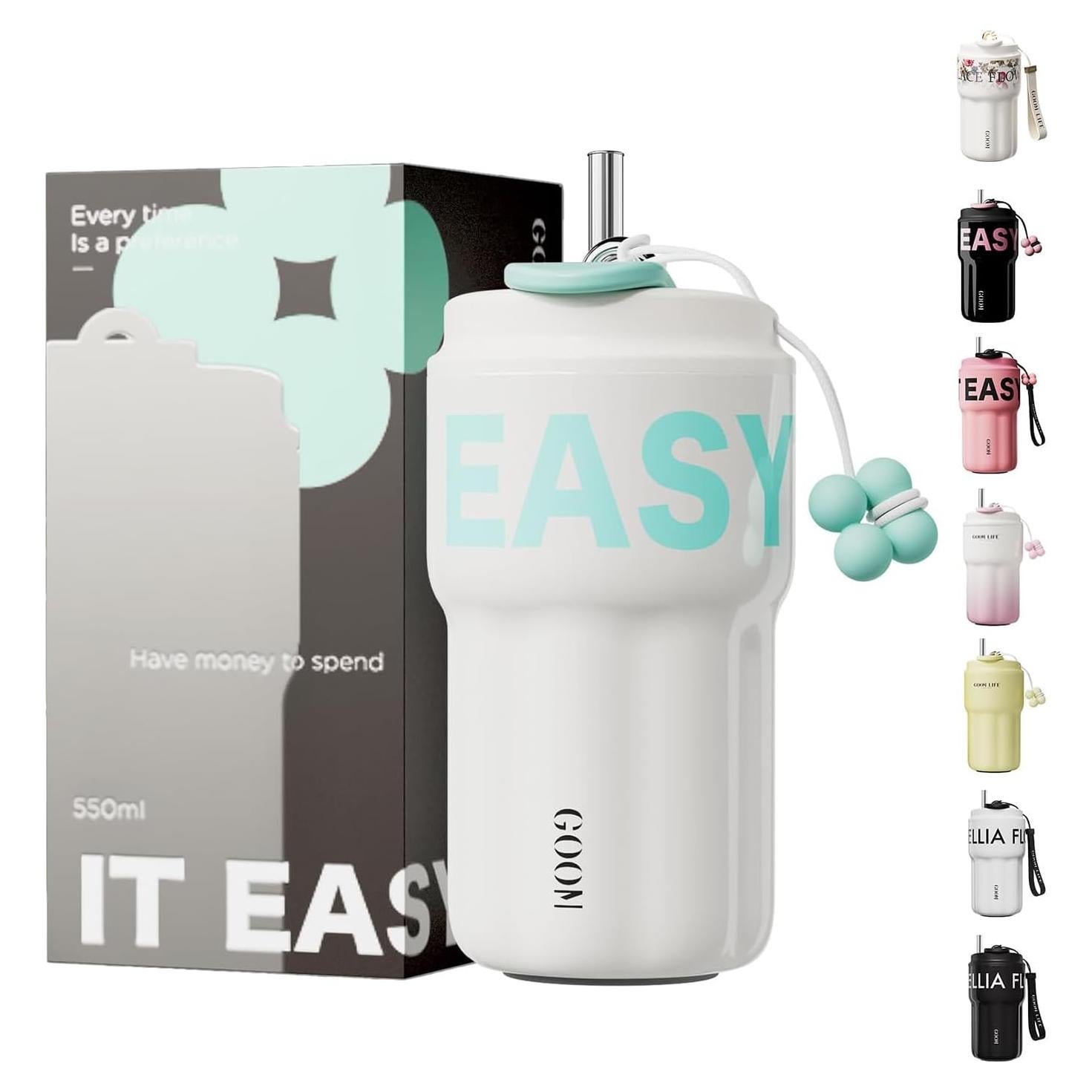 Taza de Café de Viaje GOOM 0.5L Acero Inoxidable Aislante