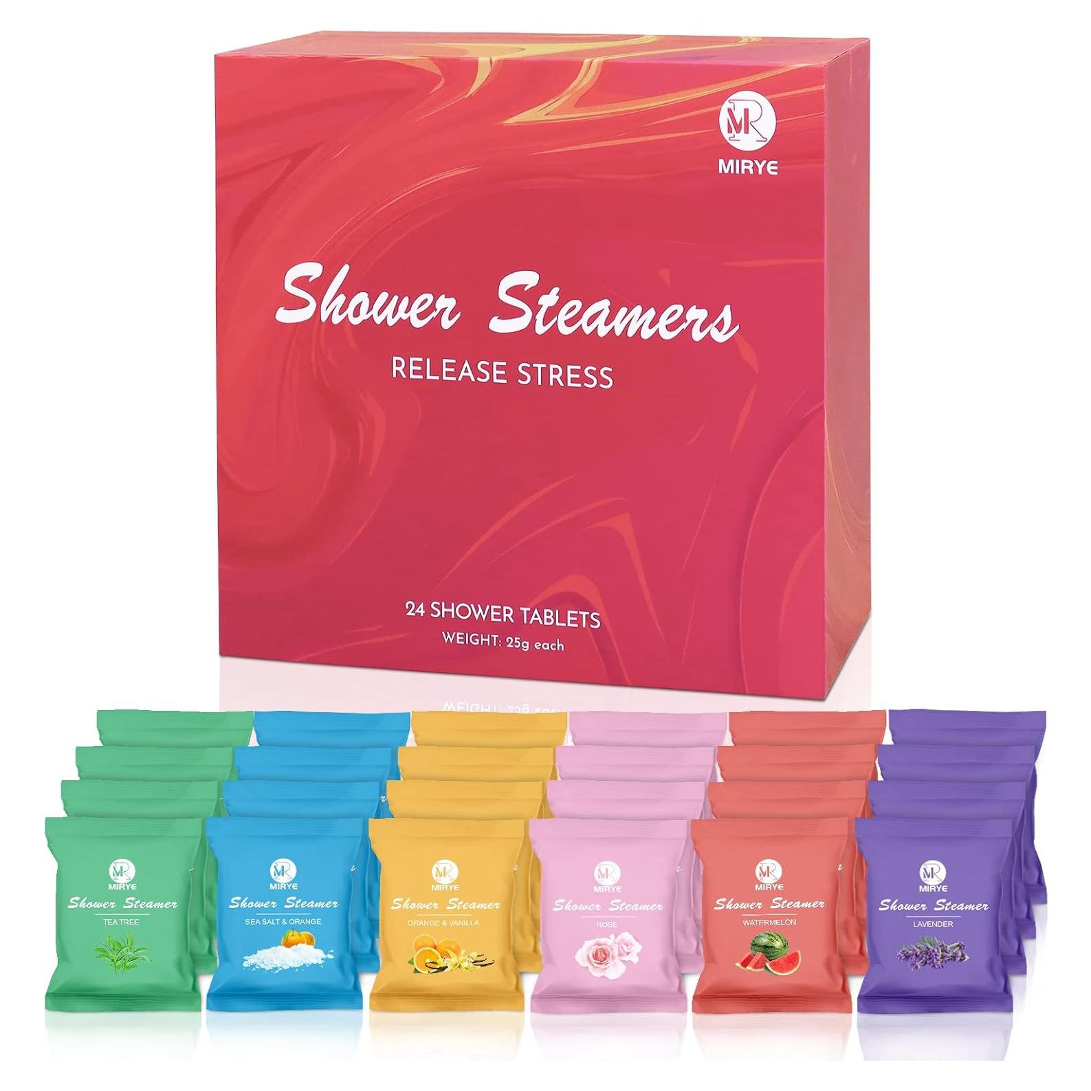 Bombas de Ducha Aromaterapia MR MIRYE - 24 Piezas Orgánicas