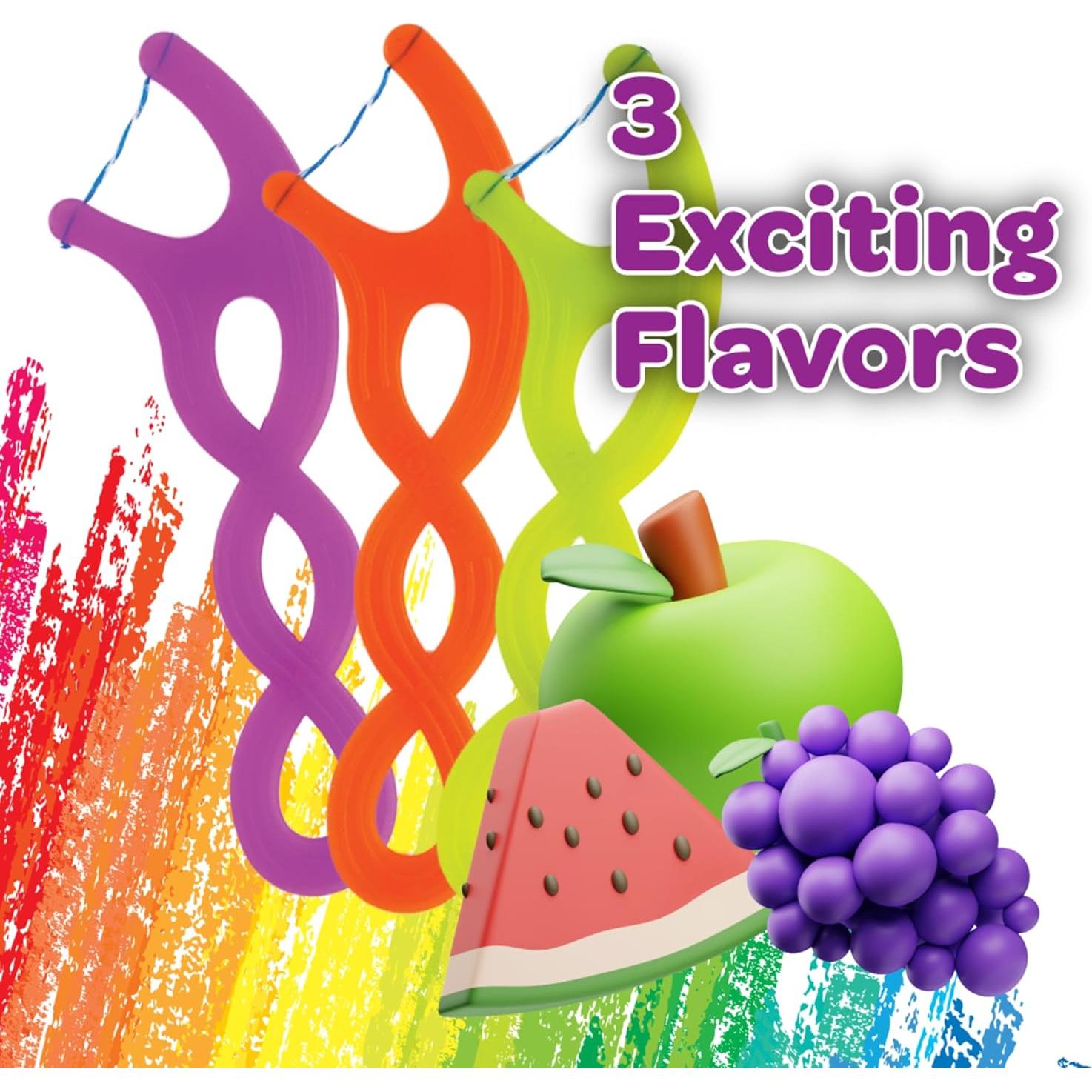 Hilos Dentales para Niños GUM Crayola Twistables - 90 Unidades