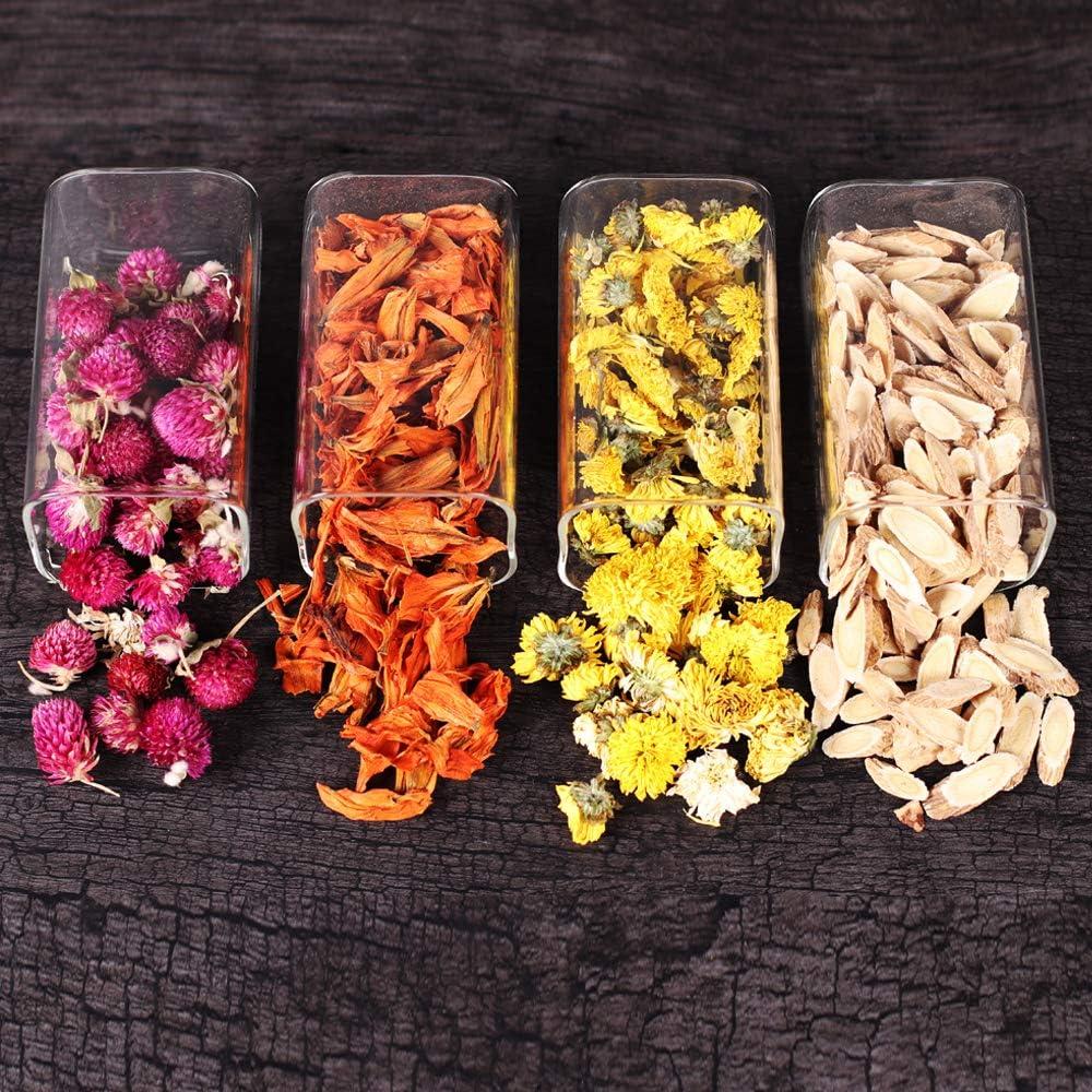 Juego de 10 Tarros de Especias de Vidrio Tzerotone 250ml