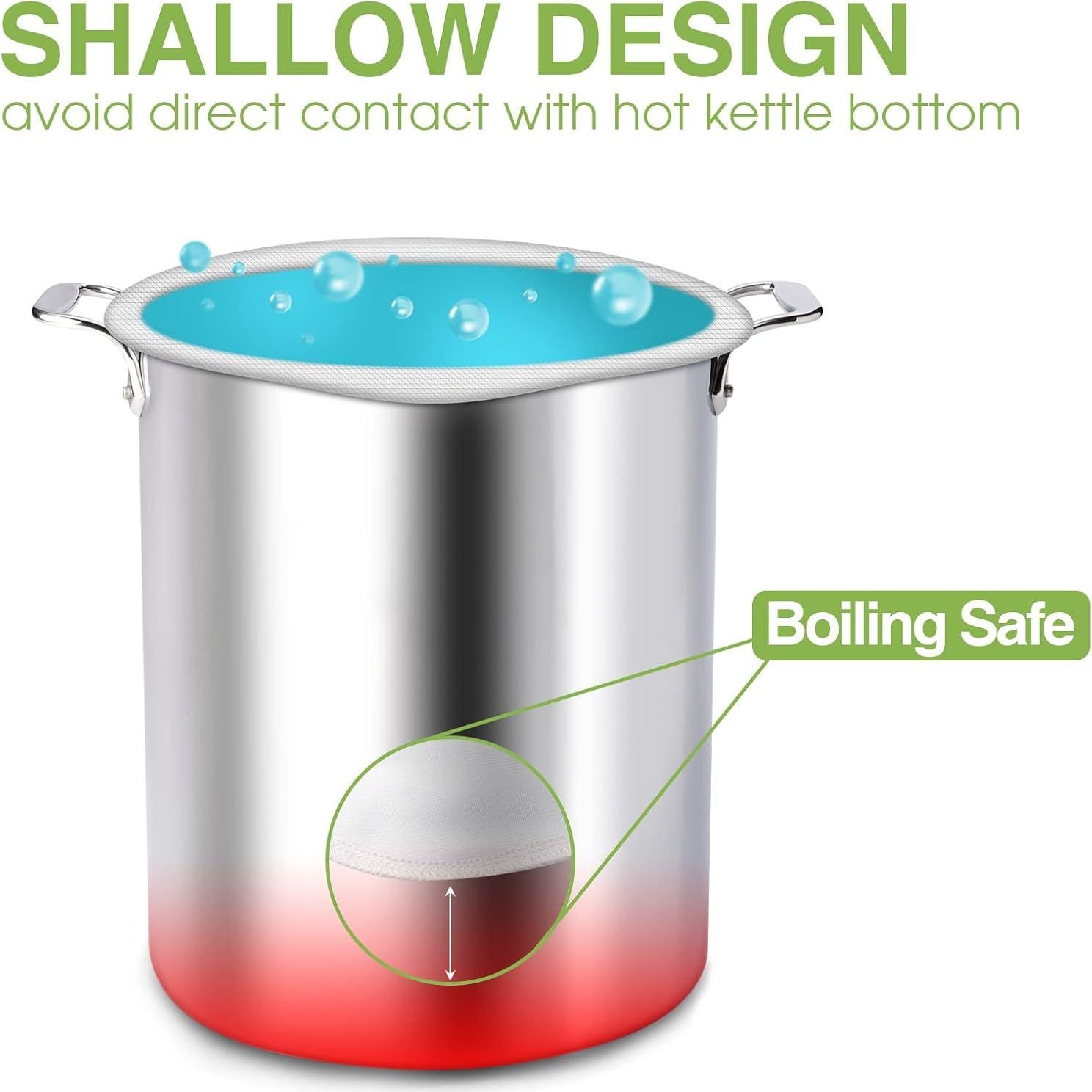 Chumia 5 Bolsas de Filtrado Reutilizables 66 x 56 cm para Cerveza