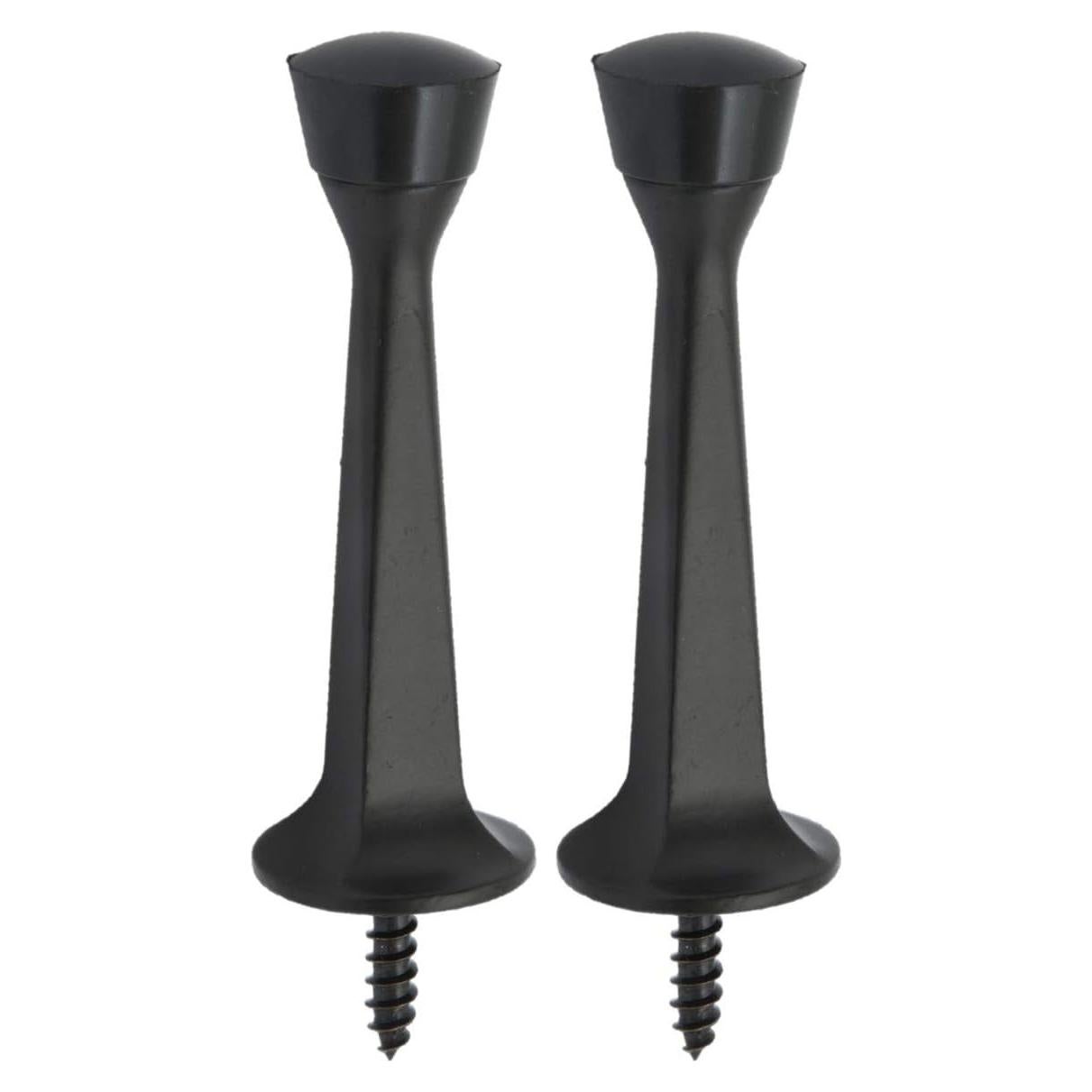 Tope de puerta QCAA de alta resistencia con punta de goma - 2 paquetes