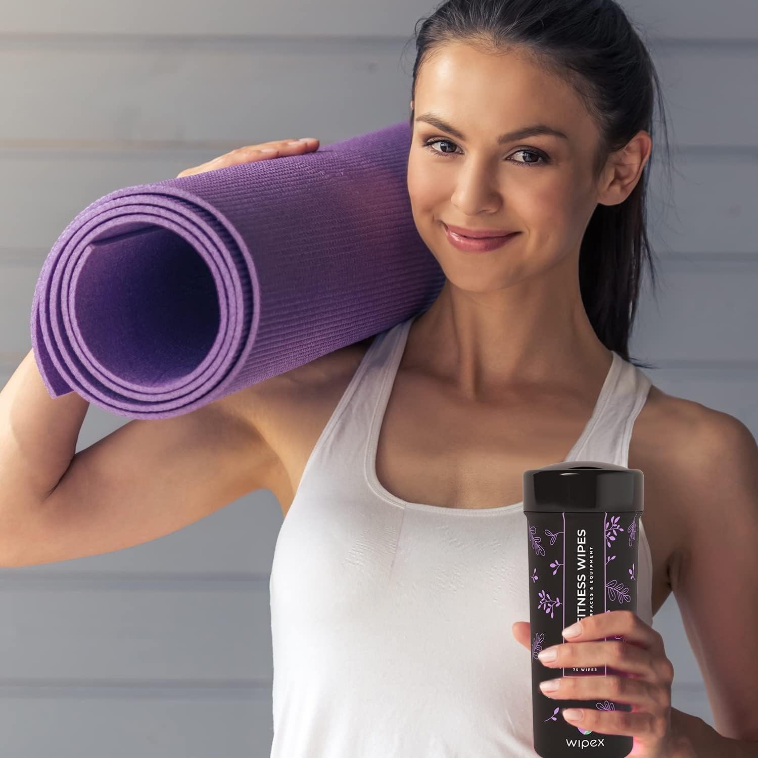 Toallitas Limpiadoras Wipex para Equipos de Gimnasio - 75 Unidades