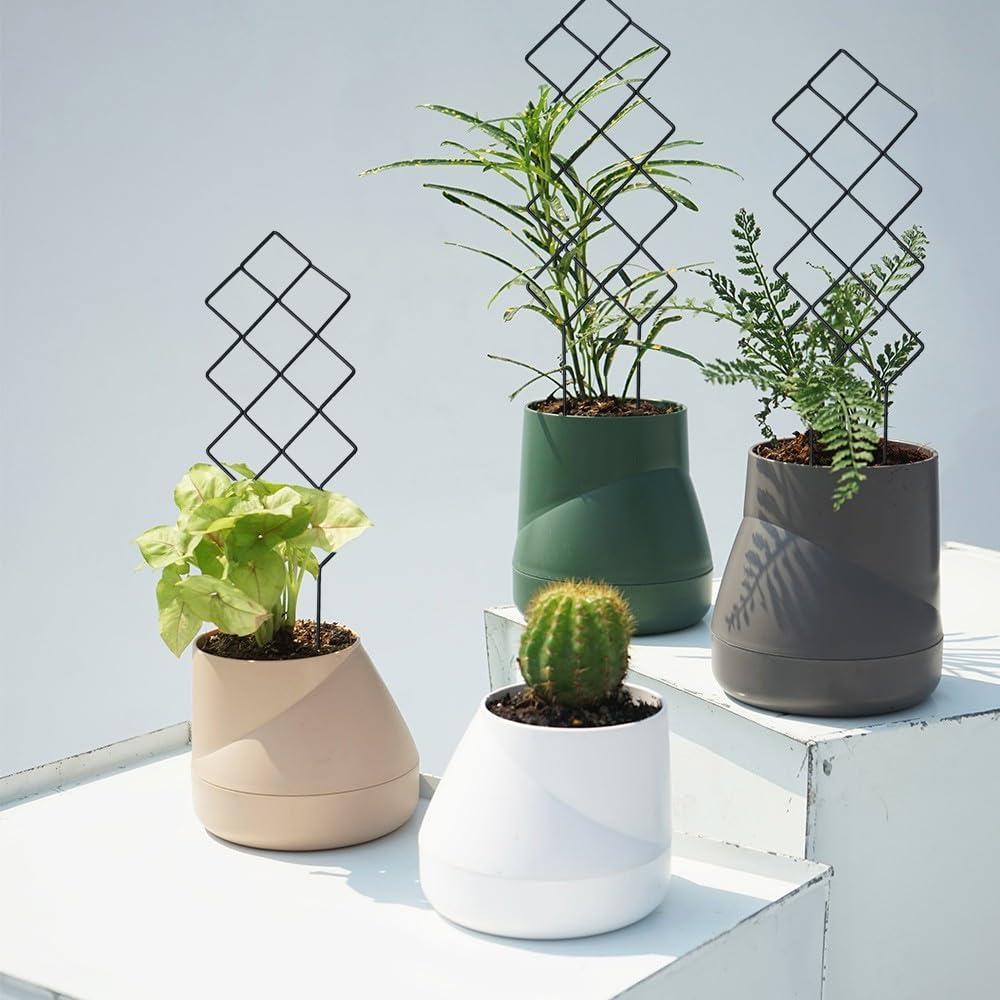 Trellis de Metal WellSign para Plantas Trepadoras 41.5x13 cm