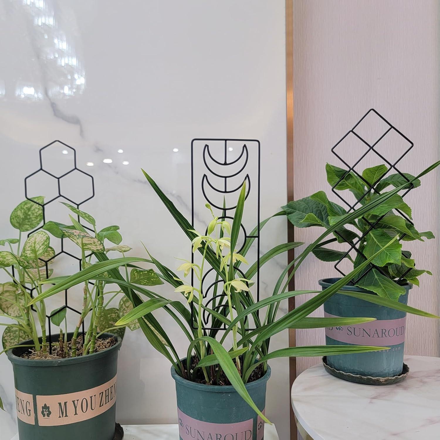 Trellis de Metal WellSign para Plantas Trepadoras 41.5x13 cm