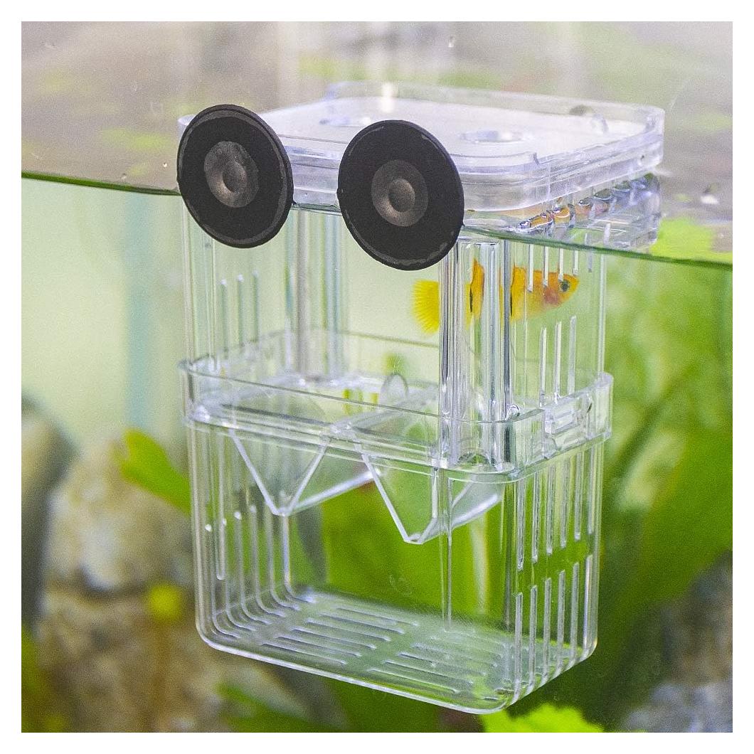 Caja de Cría de Peces Senzeal 105x75x135mm con Ventosas