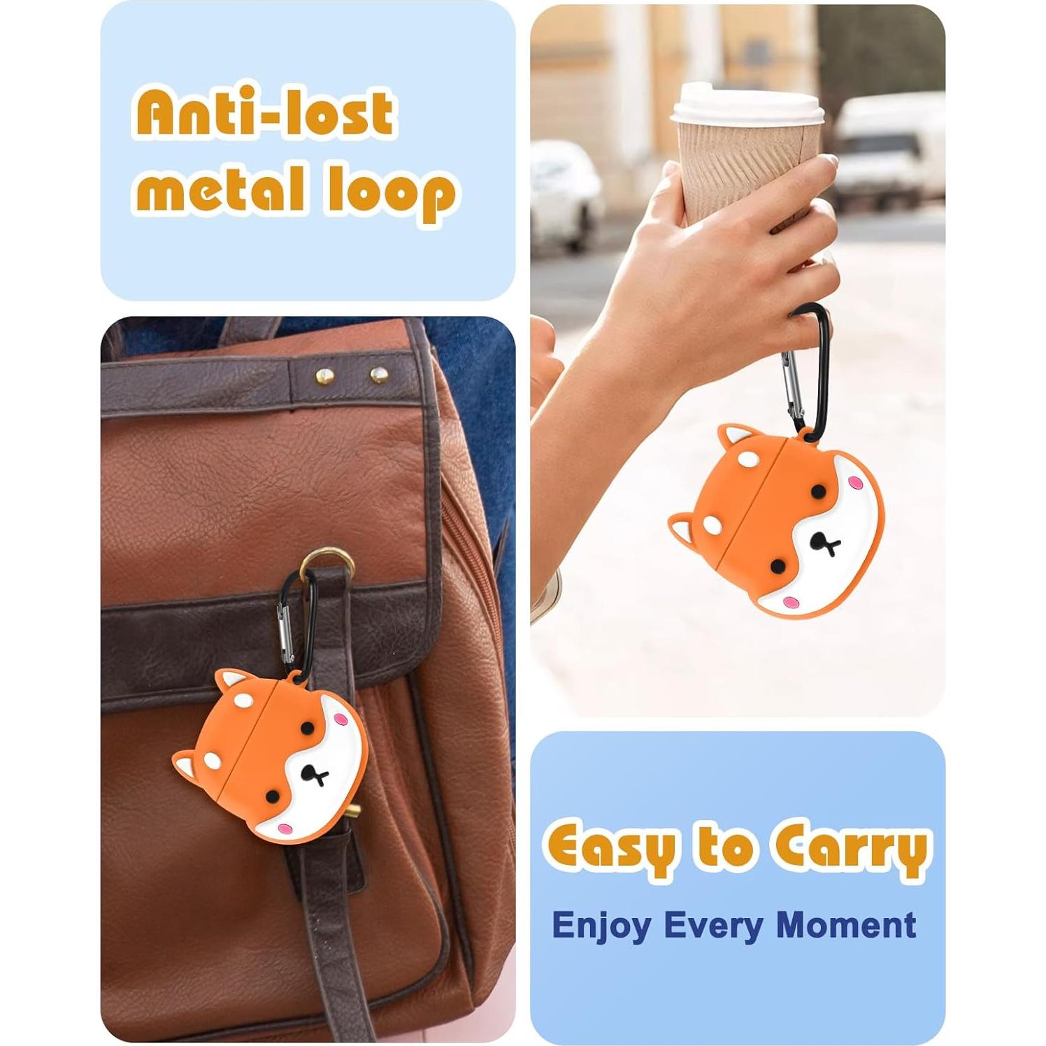 Funda Silicona Boaretiu Perro Lindo para AirPods 1ª/2ª