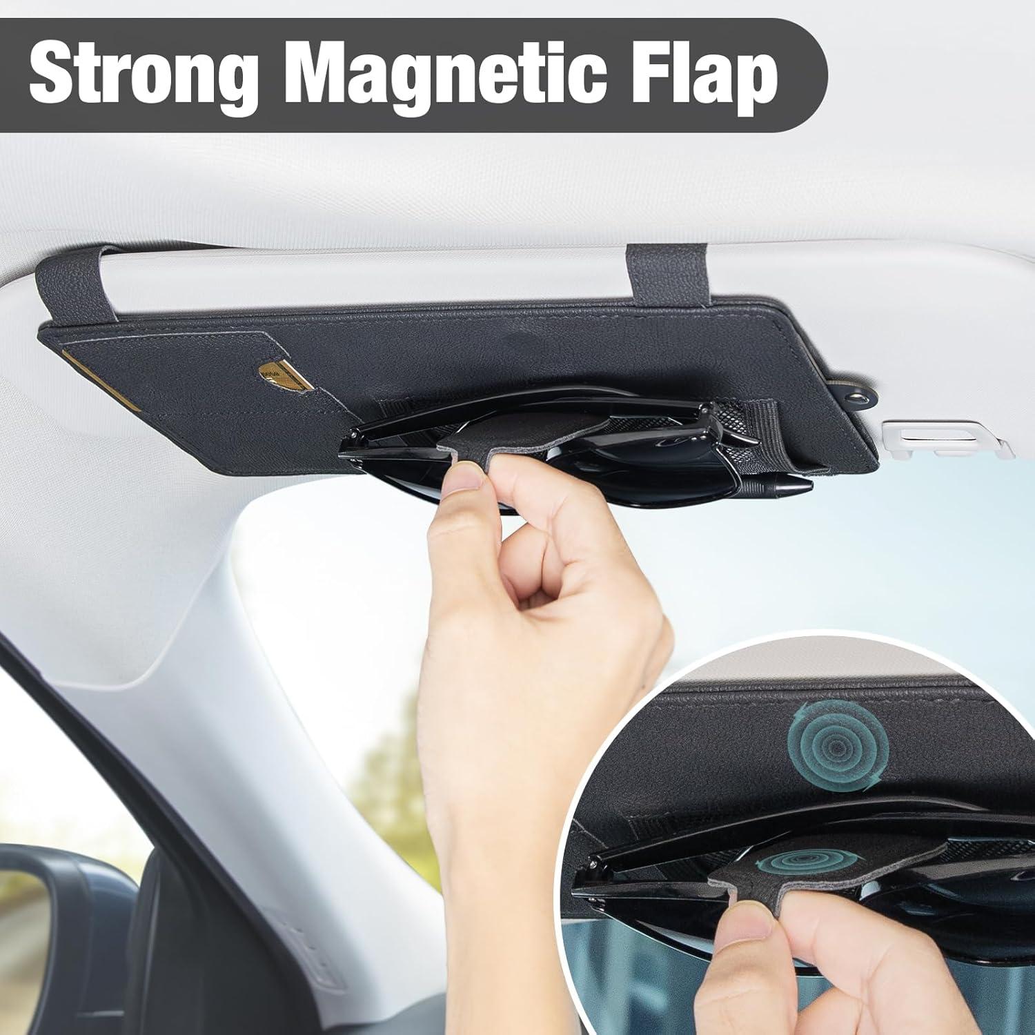 Extensor de Visera Solar SEG Direct Negro con Sostenedor de Gafas