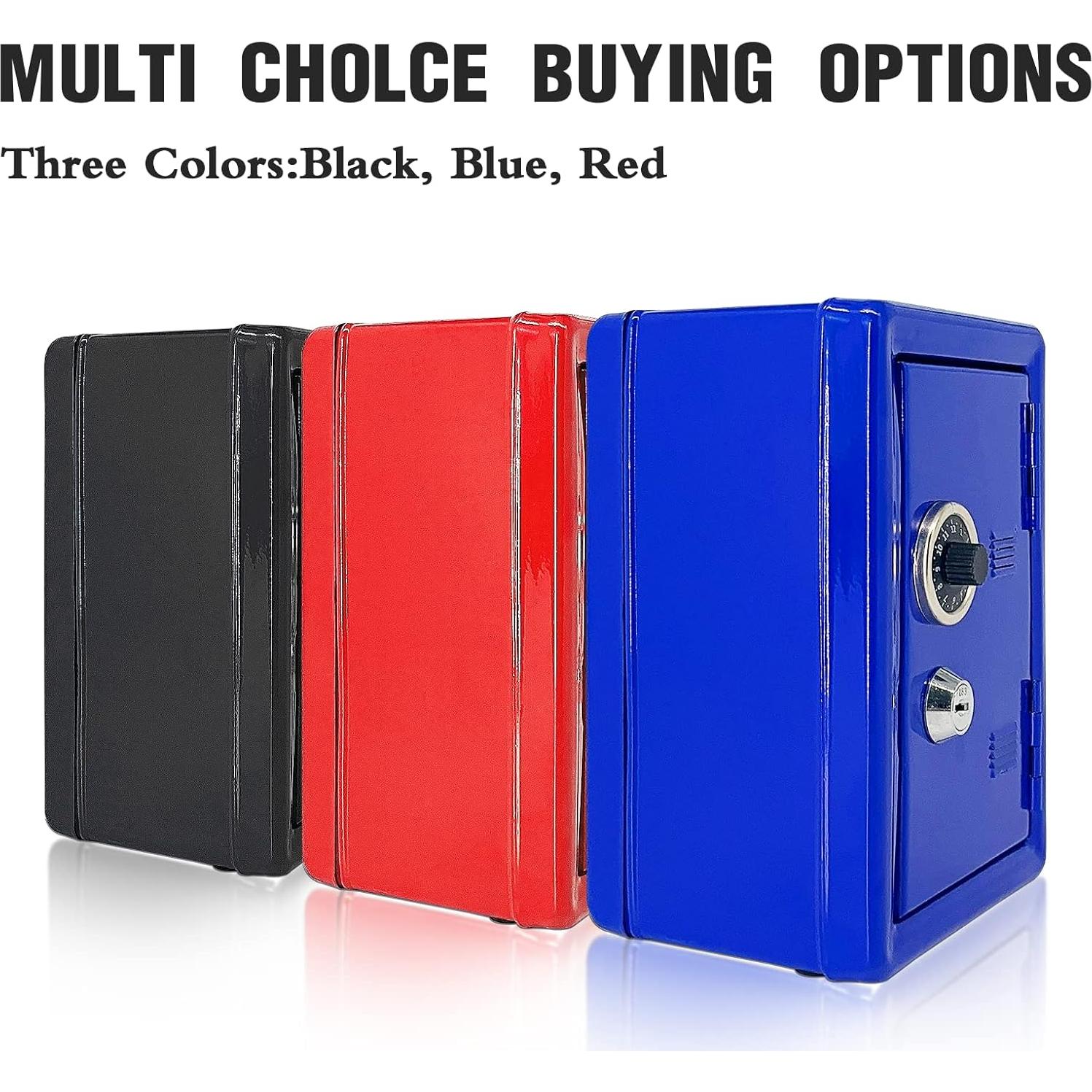 Hucha de Metal PACOLO con Llave - Caja de Ahorros Negra