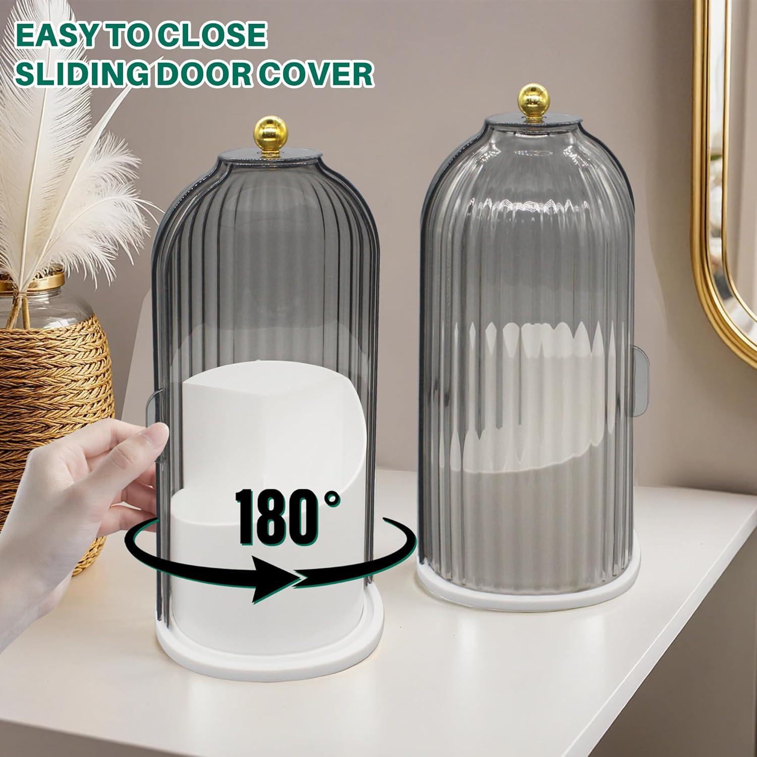 Soporte para Brochas de Maquillaje PSUNEY Negro 360° Rotatorio