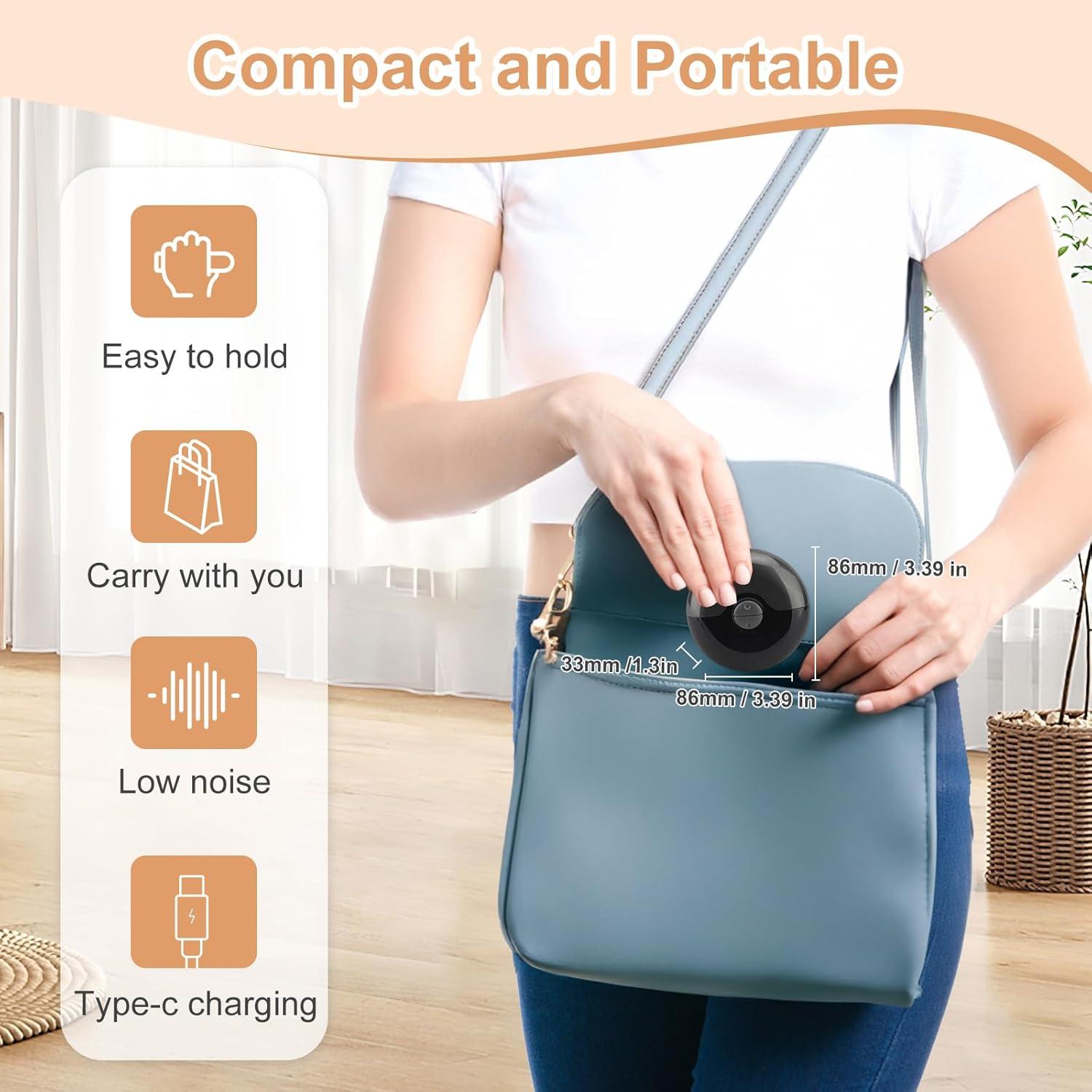 Cortador de Uñas Eléctrico ZESTEFY 2 en 1 Portátil Negro