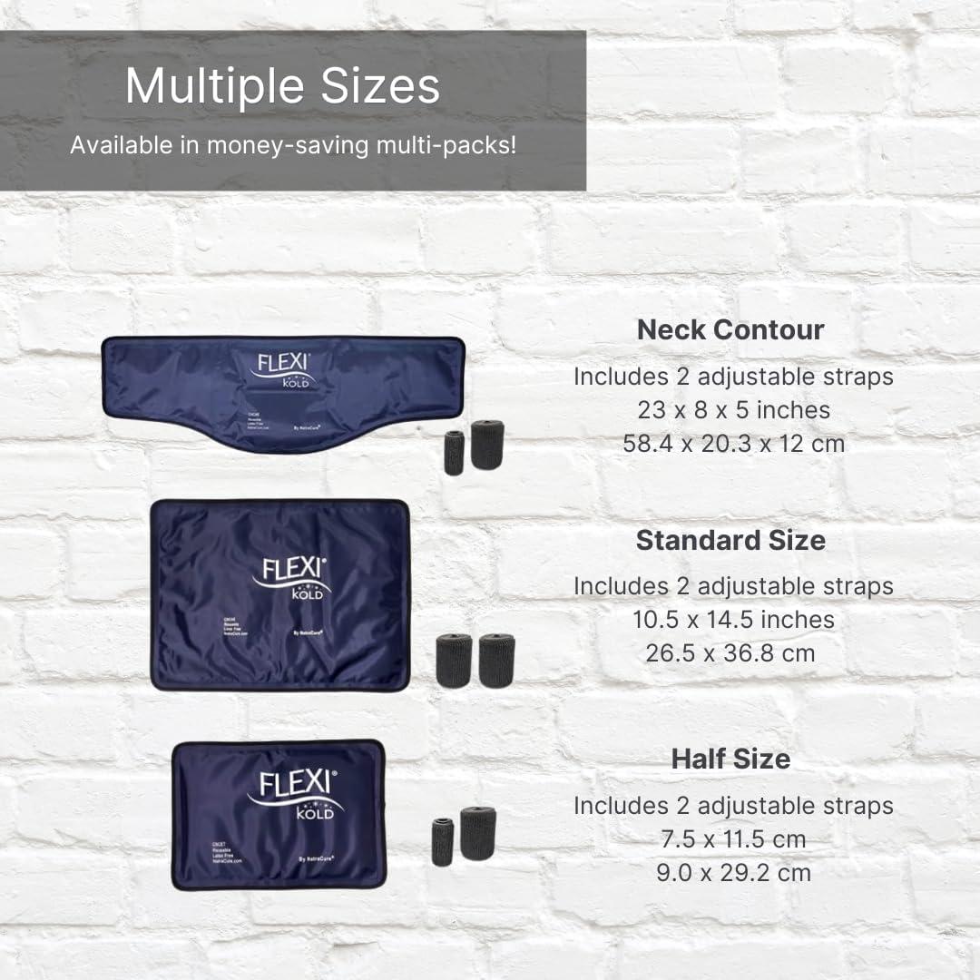 Paquete de Hielo Reutilizable FlexiKold - 2 Pk Estándar 27x37 cm