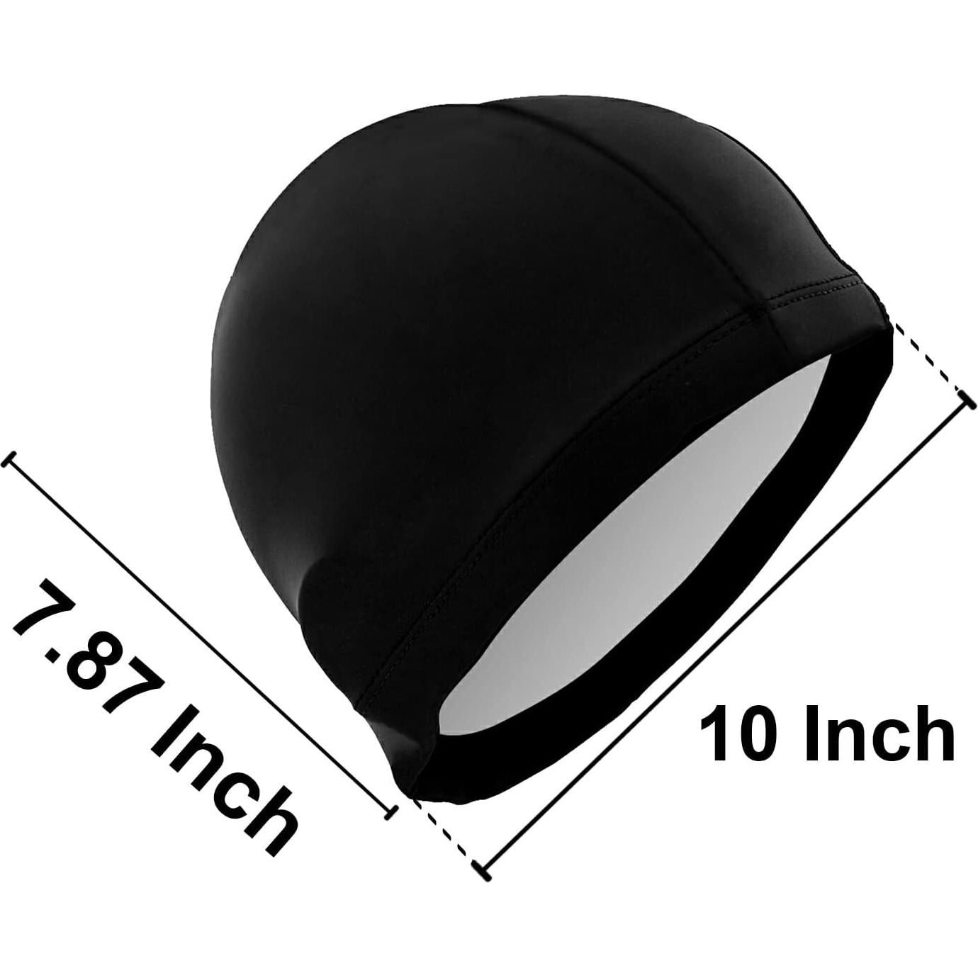 Gorro de natación Dallonan unisex poliéster beige 25.4x20 cm