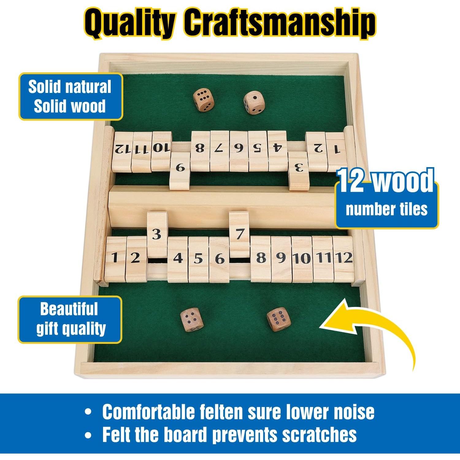 Juego de Mesa Cierra la Caja GOTHINK - Madera 30.48x25.4 cm