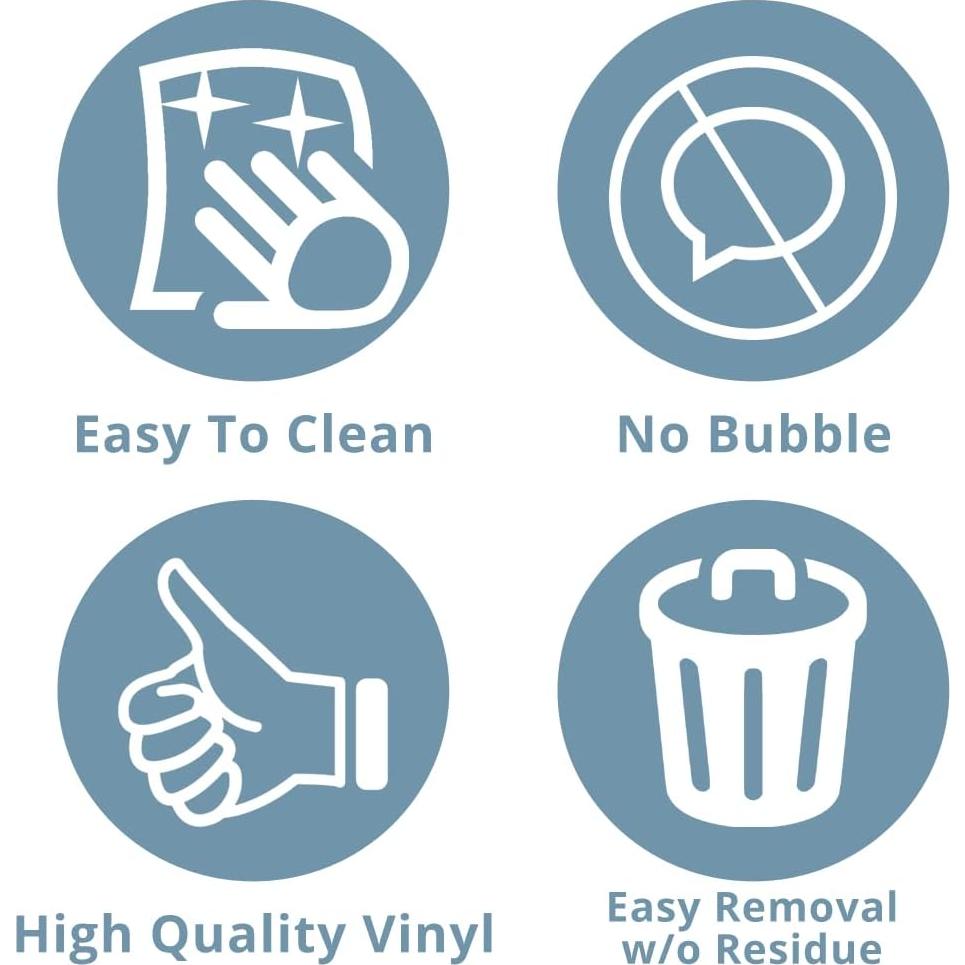 Hoja de Laminado de Vinilo Instant Granite 91.44x182.88cm Negro