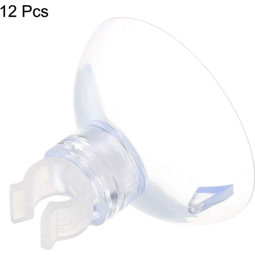 Clips de Ventosa para Tubos de Aire Acuario uxcell 12 Pcs 6mm