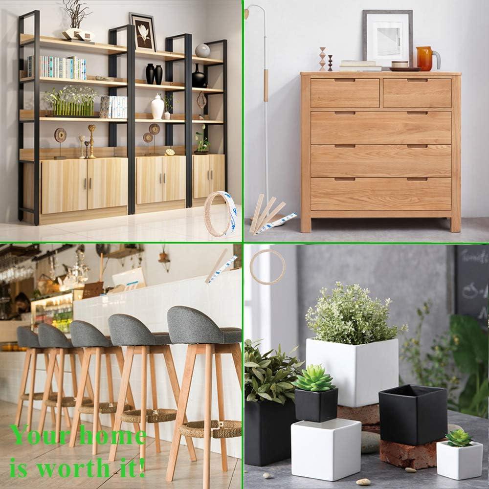 Tiras de Fieltro Beige Premifix 20pcs 1.27x15.24cm Antirayaduras