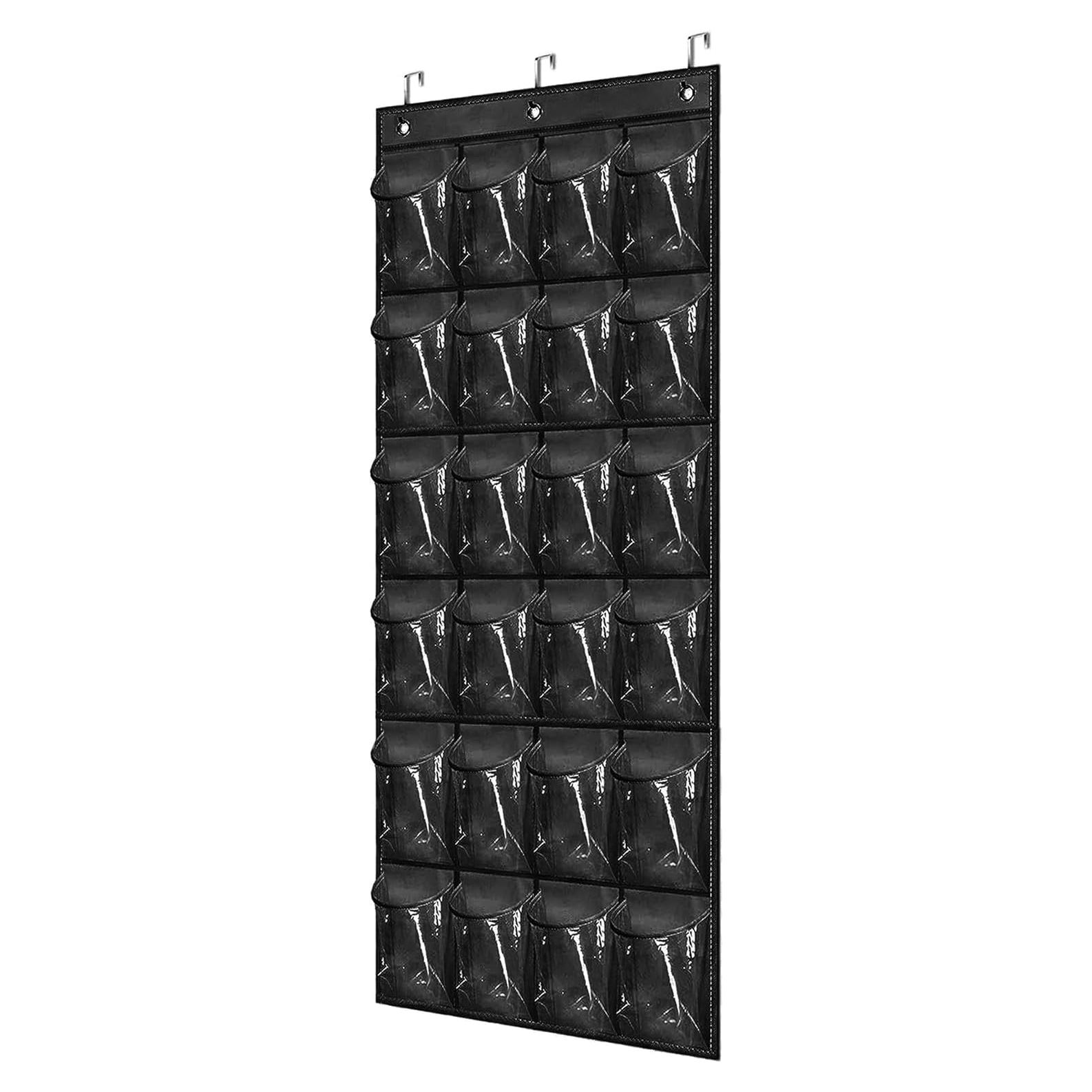 Organizador de Zapatos Bofoho Negro 24 Bolsillos Plegable