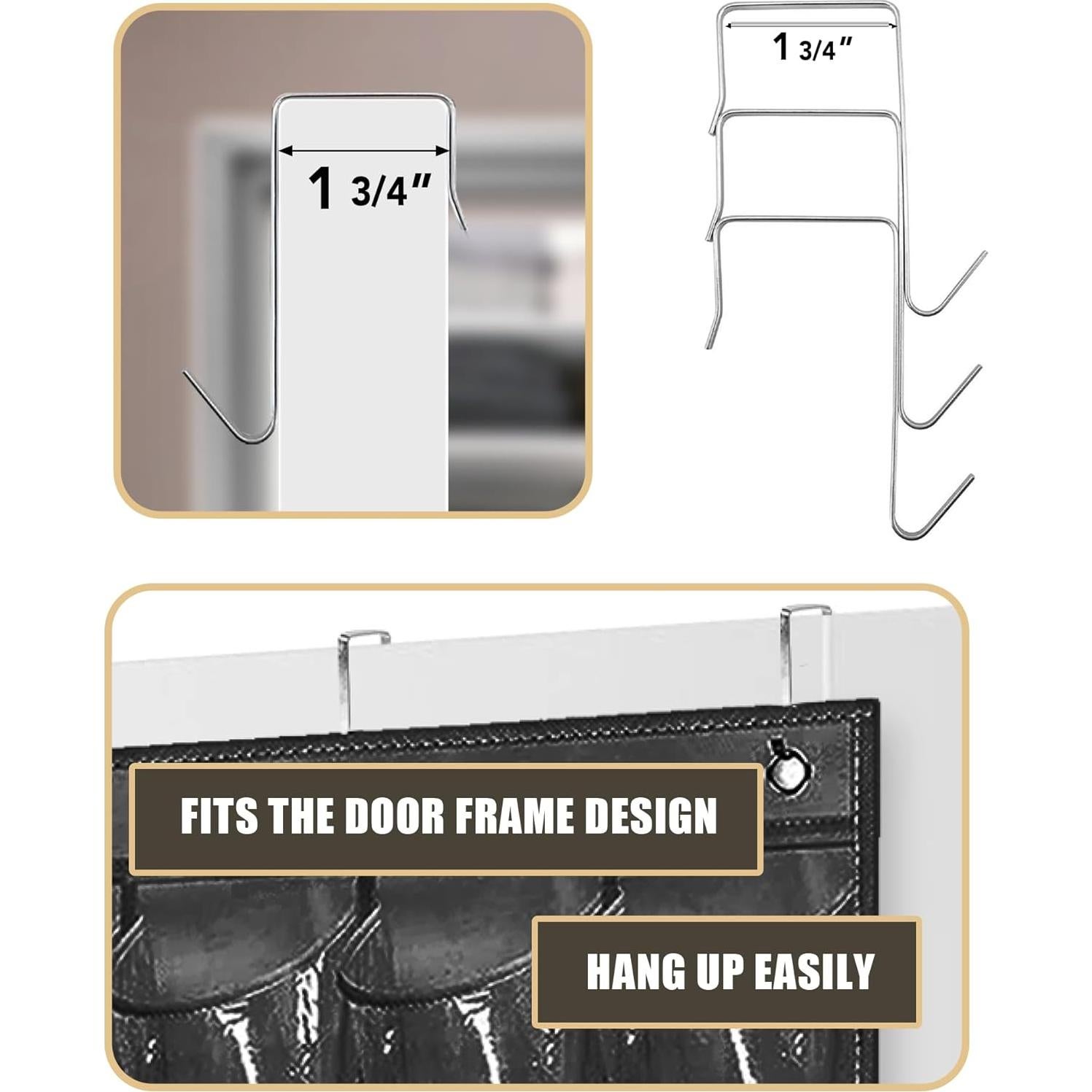 Organizador de Zapatos Bofoho Negro 24 Bolsillos Plegable