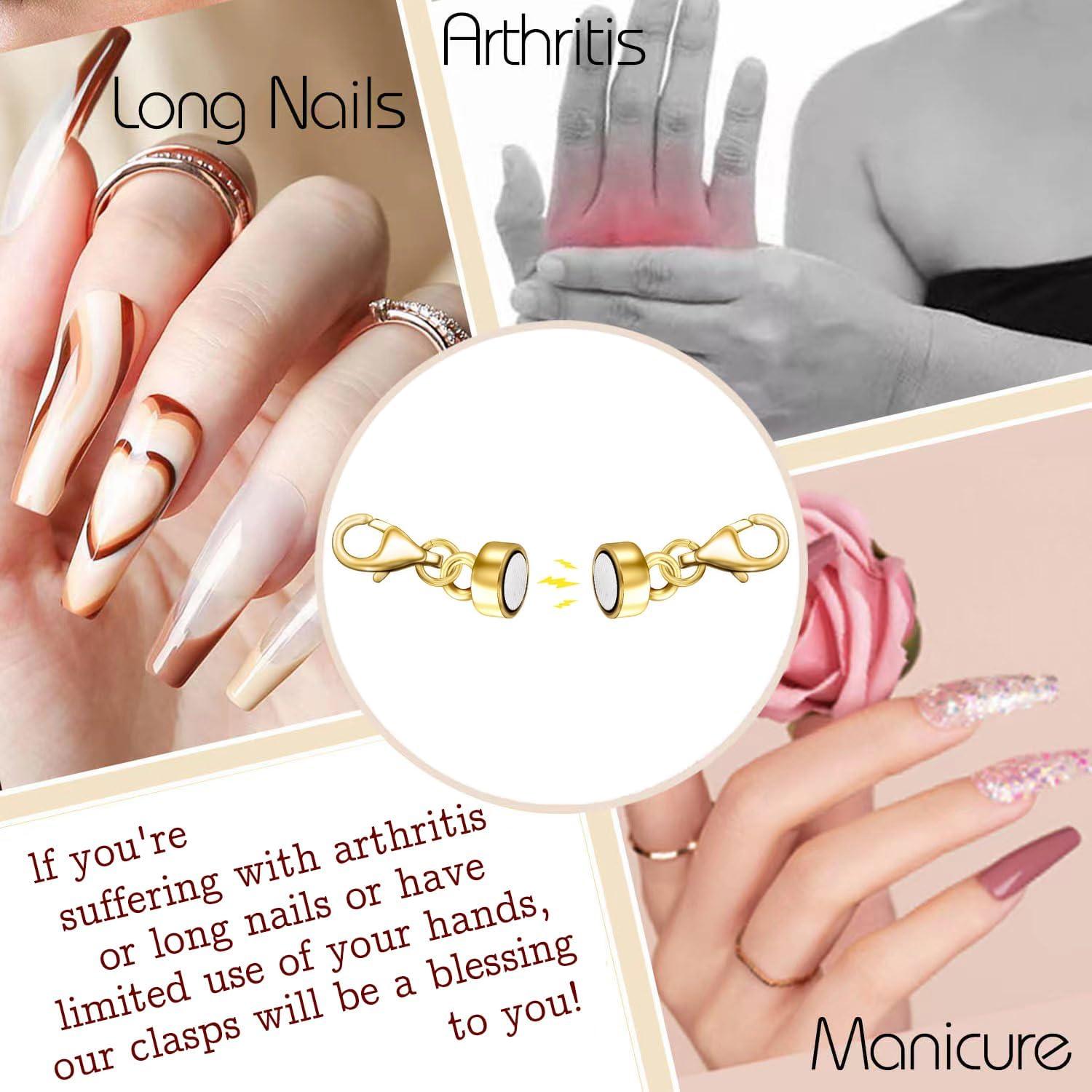 Cierres Magnéticos Extra Fuertes OHINGLT 12Pcs Plata 3.68cm