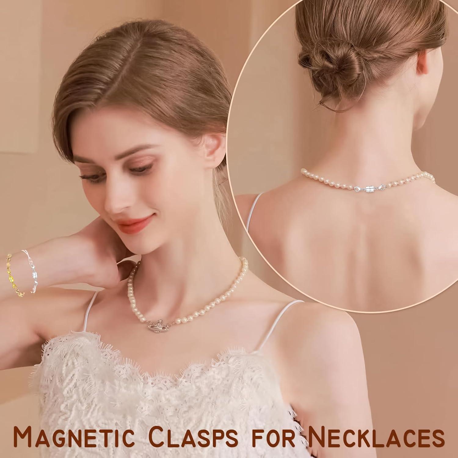 Cierres Magnéticos Extra Fuertes OHINGLT 12Pcs Plata 3.68cm