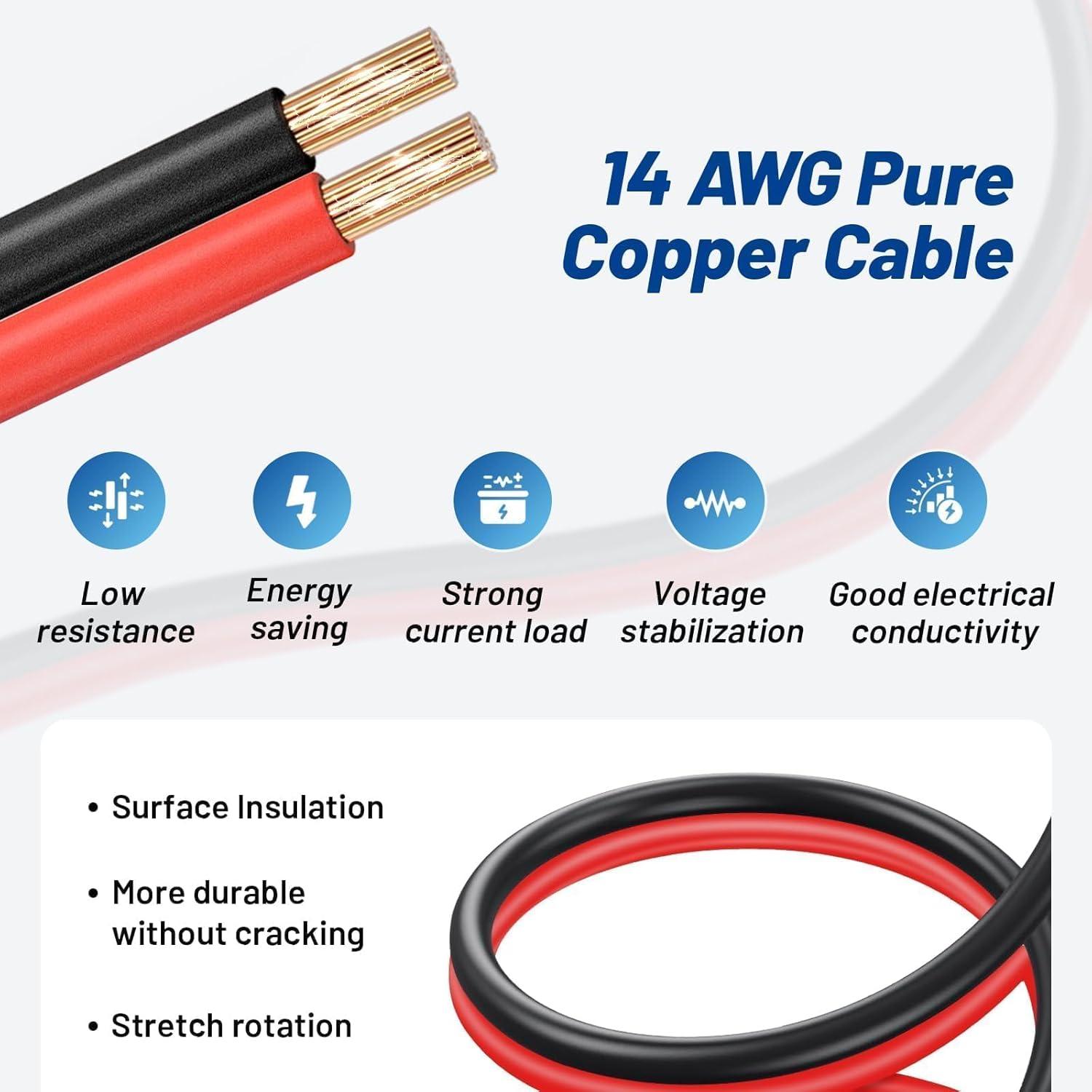 Cable de Alimentación Anina 12V/24V 3m para Refrigerador de Coche