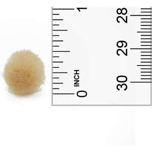 Pom Poms Beige de Manualidades Art Cove 1.27 cm 100 Piezas