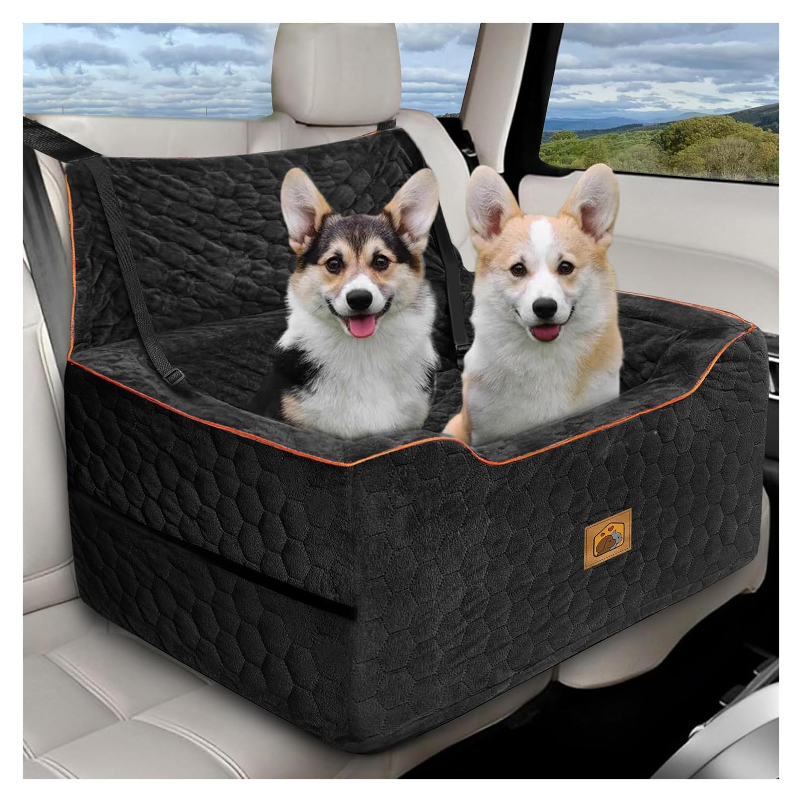 Asiento Elevador para Perros Medianos Melafa365 Negro 39x25cm