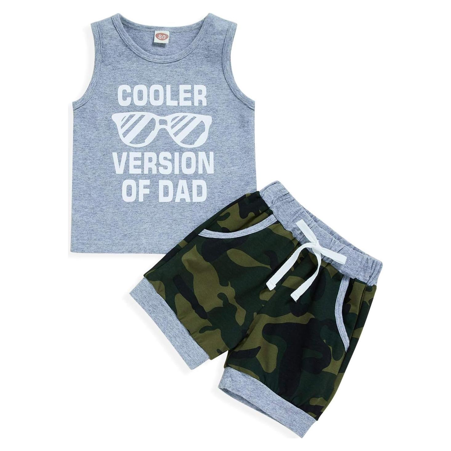 Conjunto Bebé Niño Sinhoon 2 Piezas Camiseta y Pantalón Corto