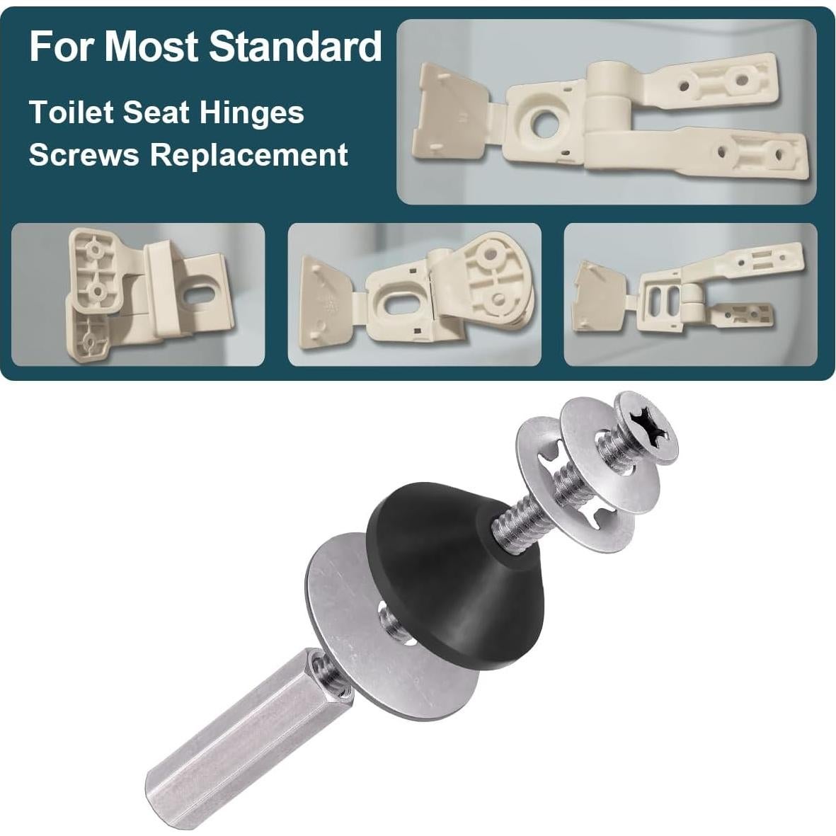Kit de Tornillos de Acero Inoxidable para Asiento de Inodoro NZRAQK