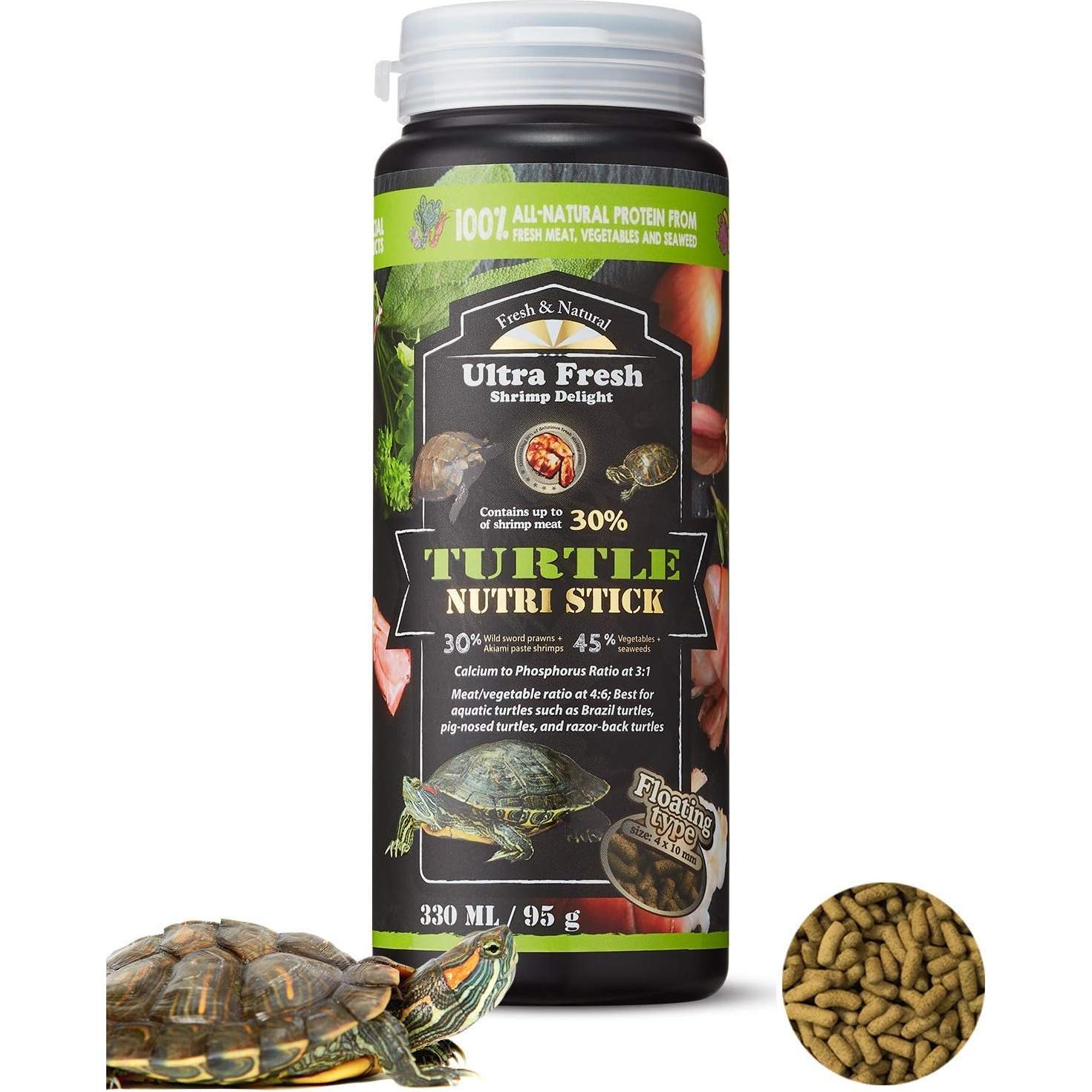 Alimento Acuático Ultra Fresh para Tortugas 95 g - Camarón Espada