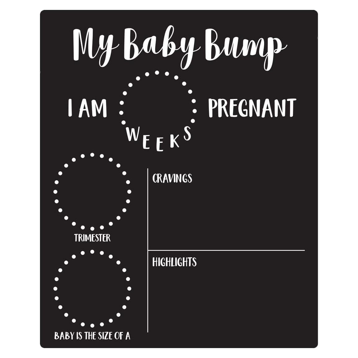 Cartel de Borrado en Seco Canopy Street 25.4x30.48 cm Embarazo