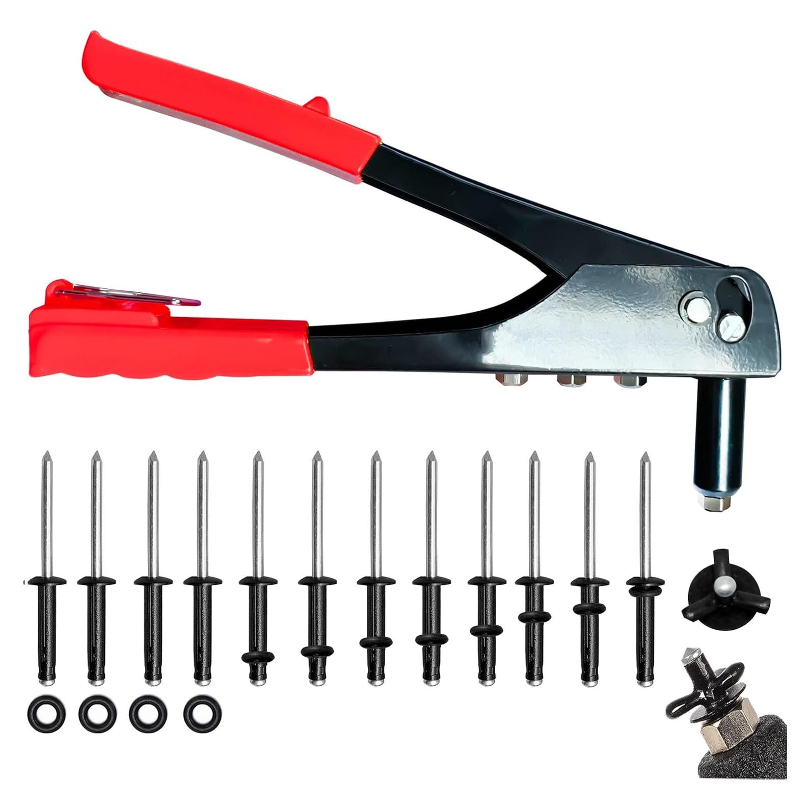Kit de Remachadora Manual NVAAV con 18 Remaches Impermeables