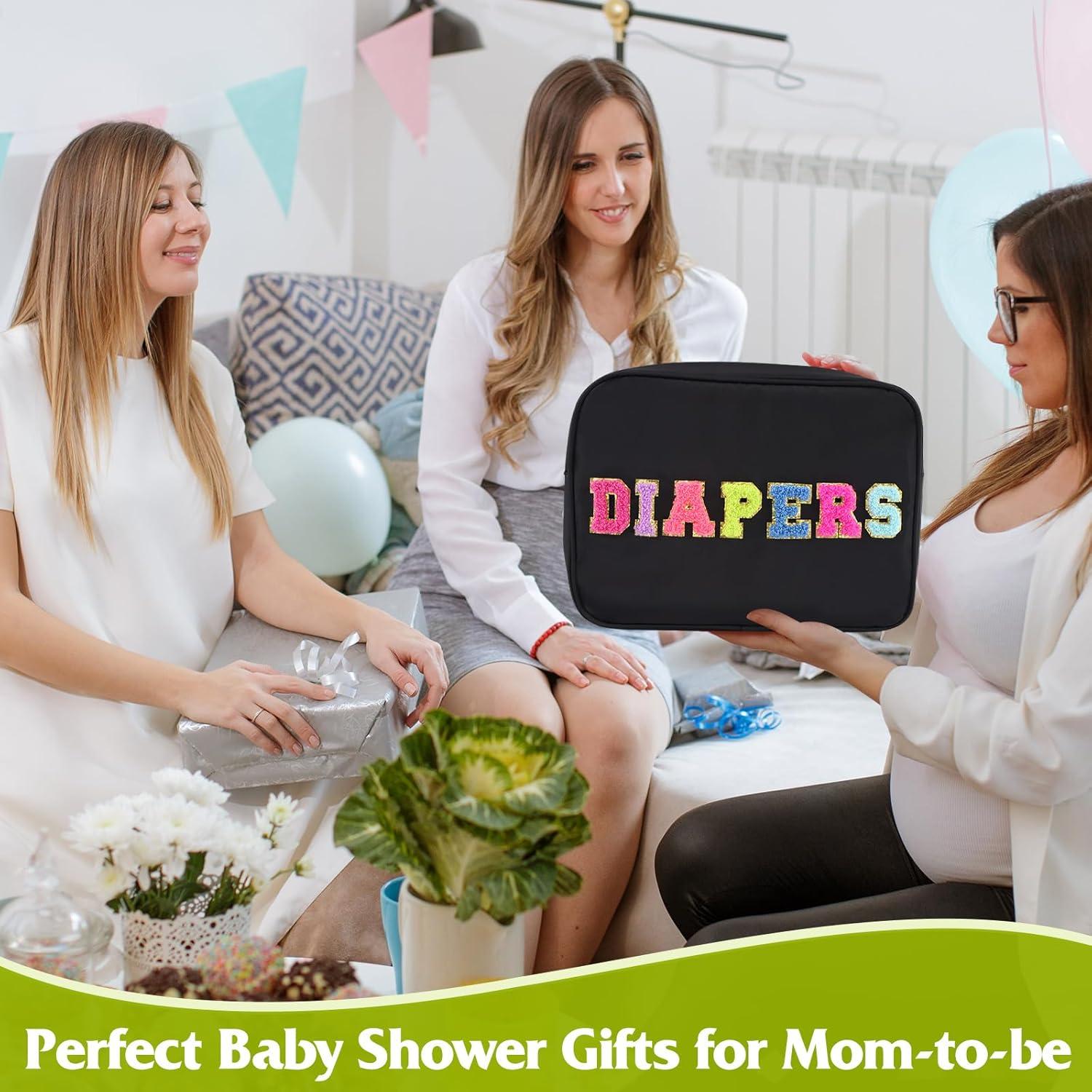 Bolsa de Pañales Portátil Sweet Lion Negra Impermeable