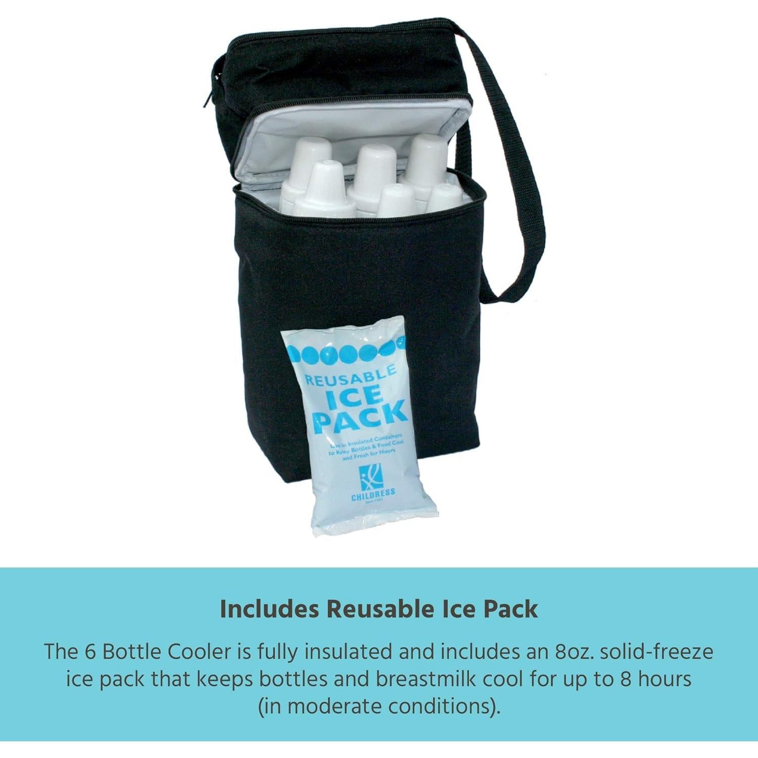 Bolsa Térmica J.L. Childress para 6 Botellas de Leche Materna