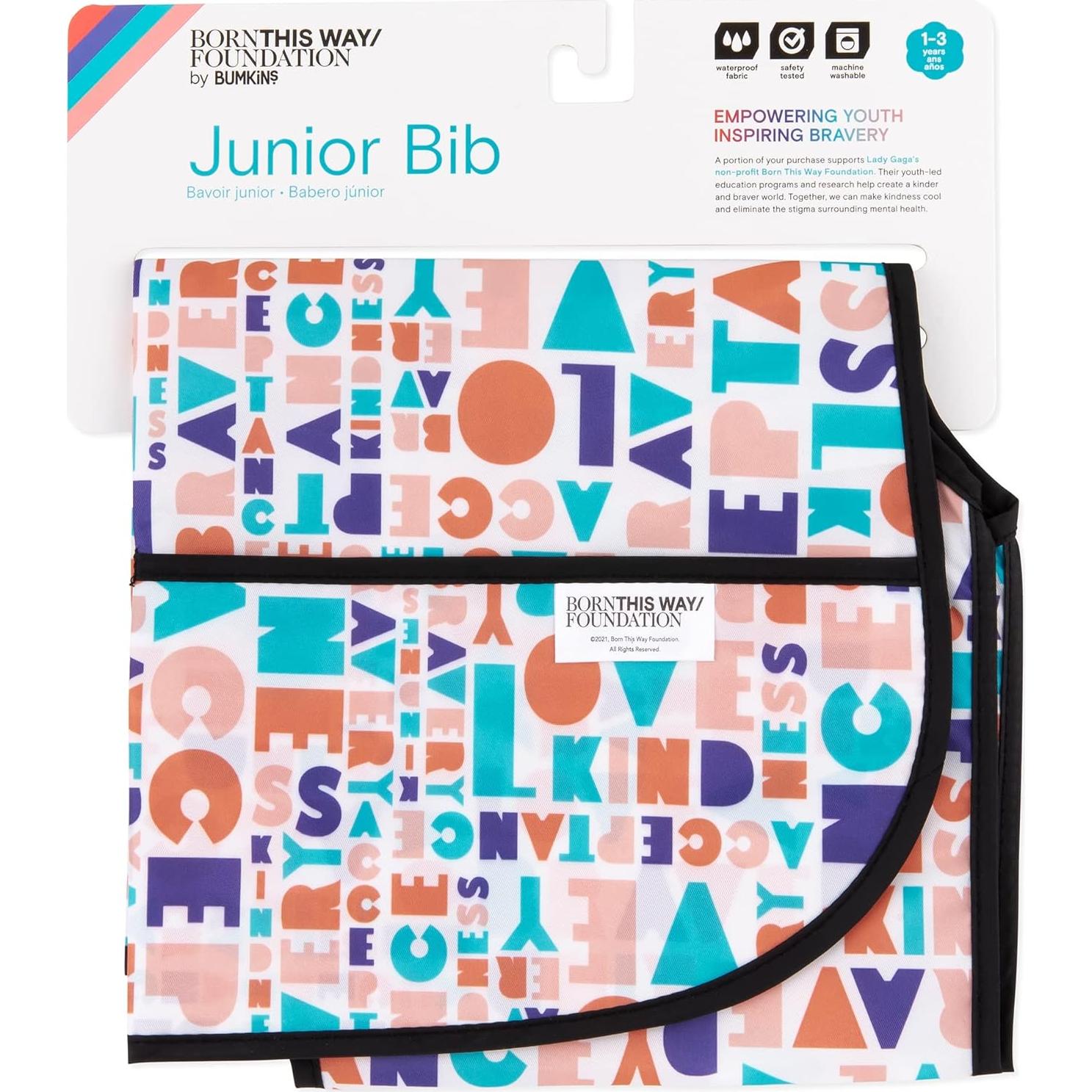 Babero Impermeable Bumkins Manga Corta 1-3 Años 38x36cm