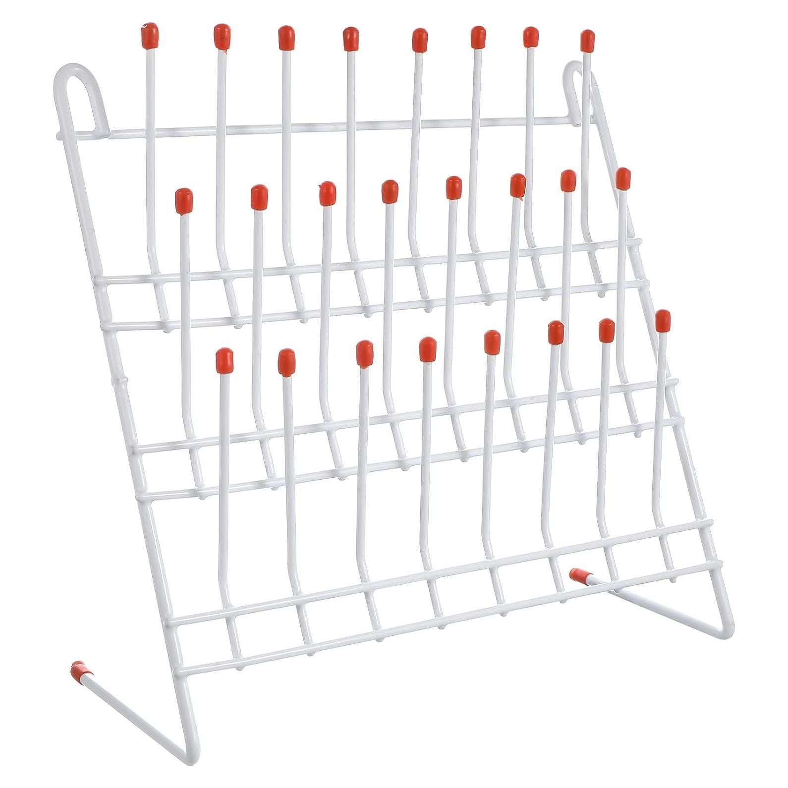 Soporte de Secado de Laboratorio OUNONA para 24 Botellas