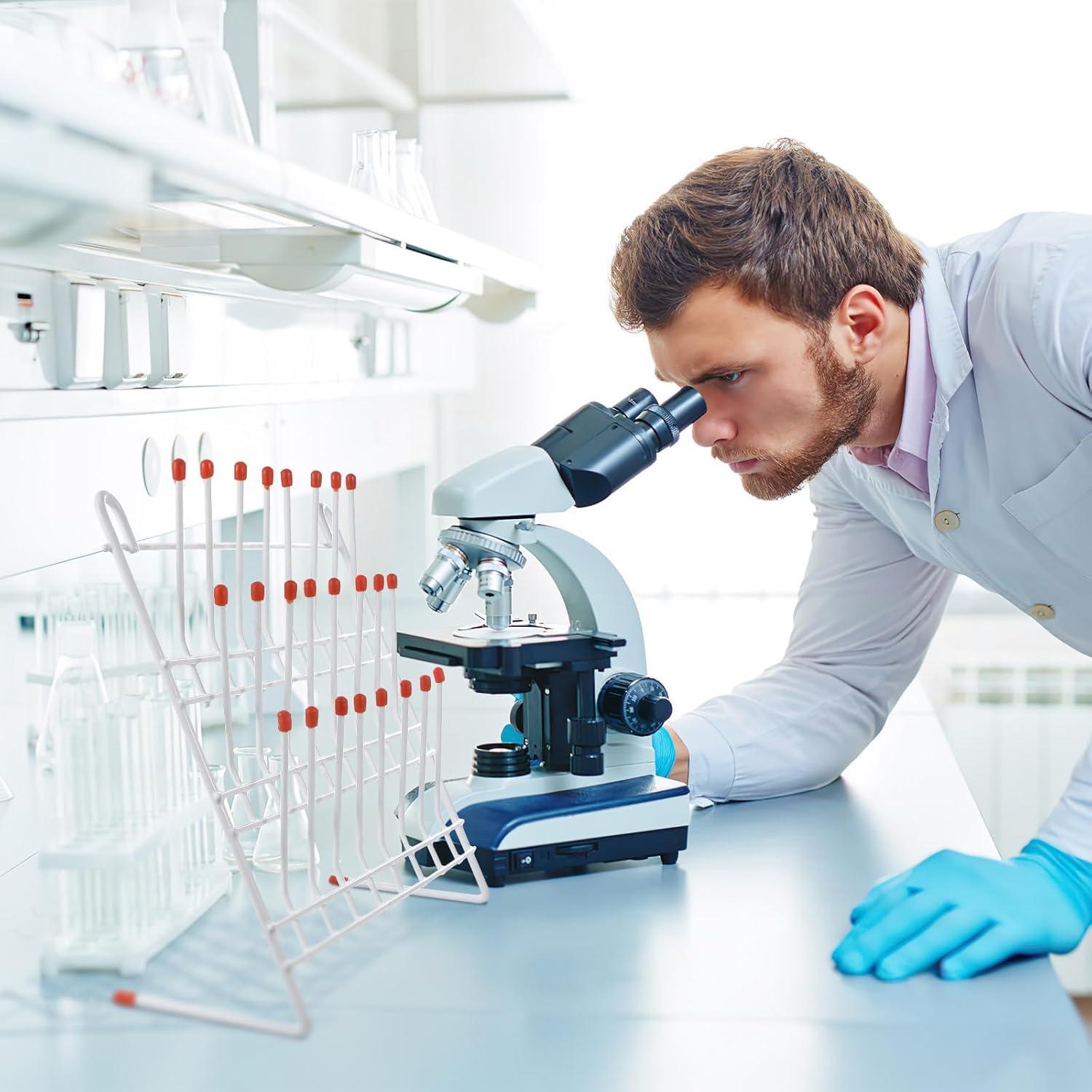 Soporte de Secado de Laboratorio OUNONA para 24 Botellas