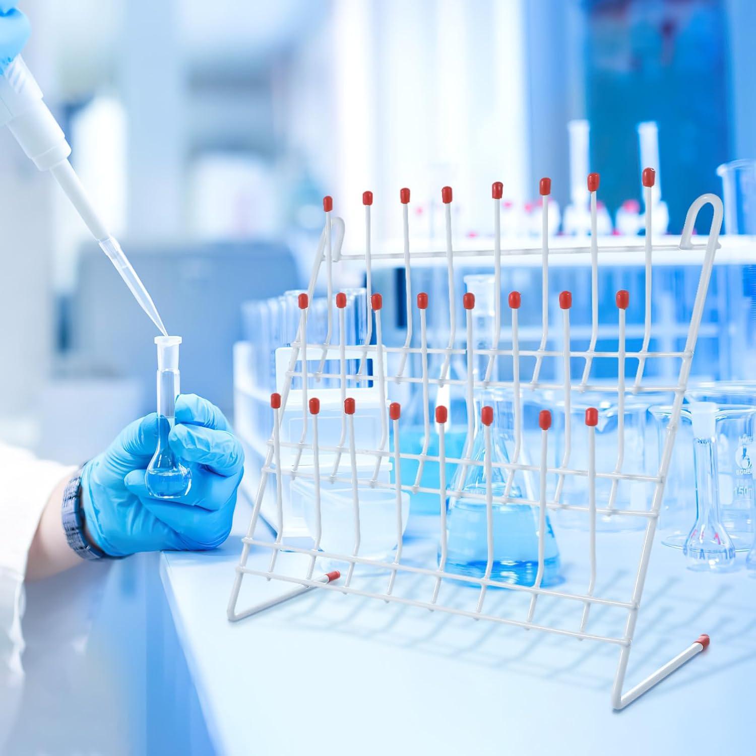 Soporte de Secado de Laboratorio OUNONA para 24 Botellas