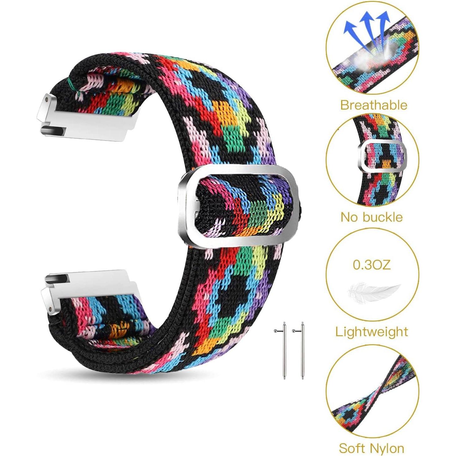 Correa de Reemplazo Nylon Estirable 22mm Spade & Co Salud 4