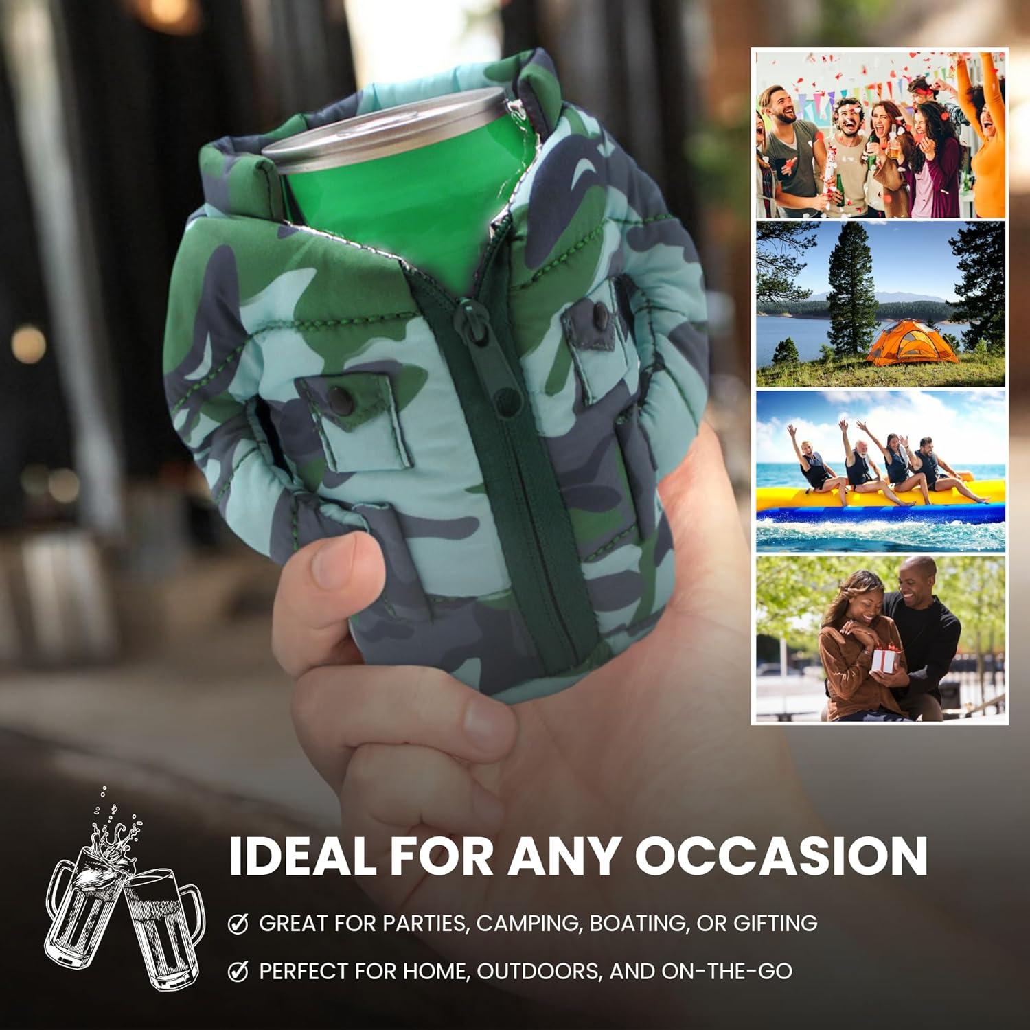 Chaleco Enfriador de Latas Gadgetime USA - Color Ejército