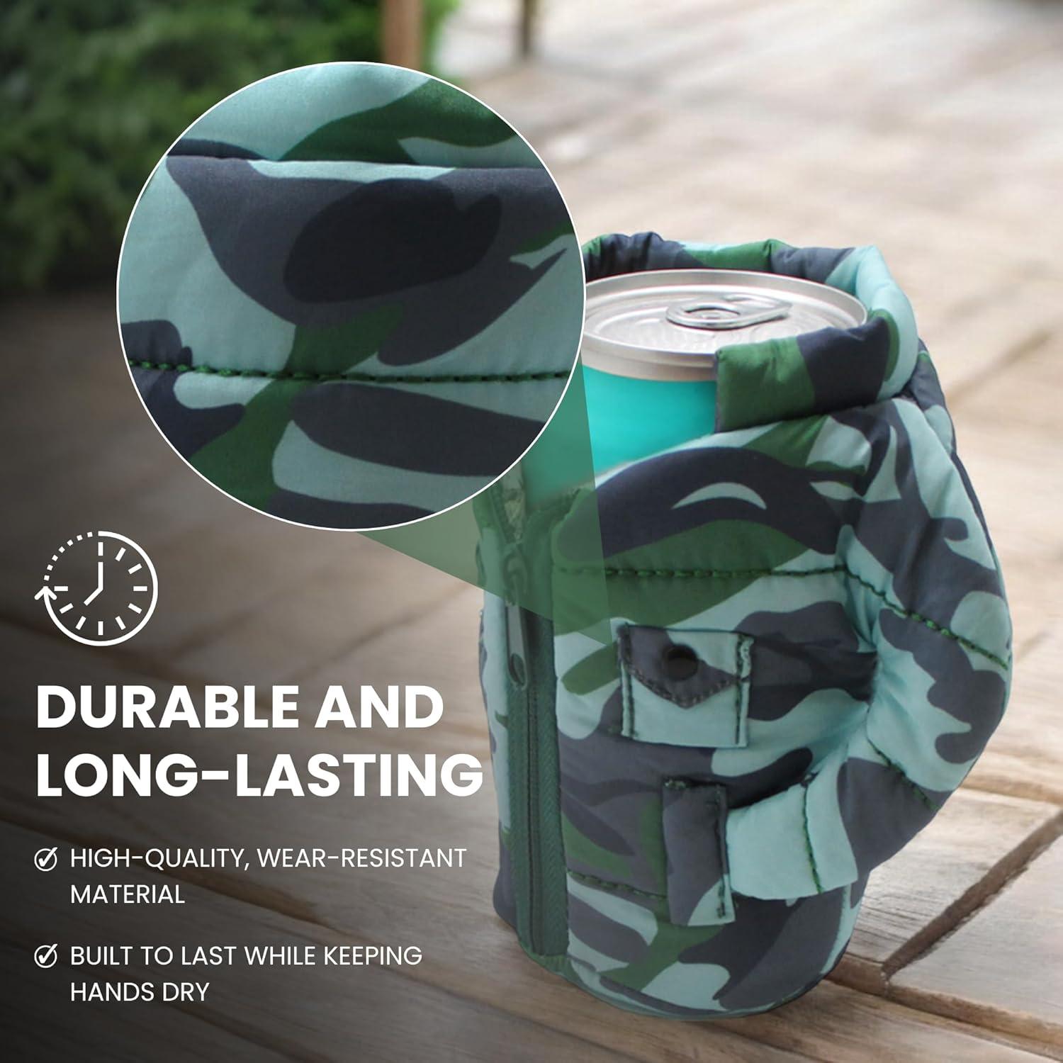 Chaleco Enfriador de Latas Gadgetime USA - Color Ejército