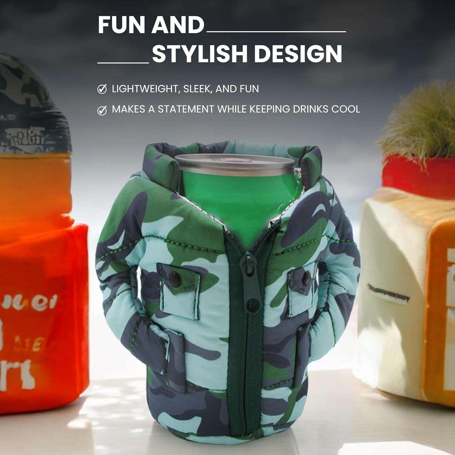 Chaleco Enfriador de Latas Gadgetime USA - Color Ejército