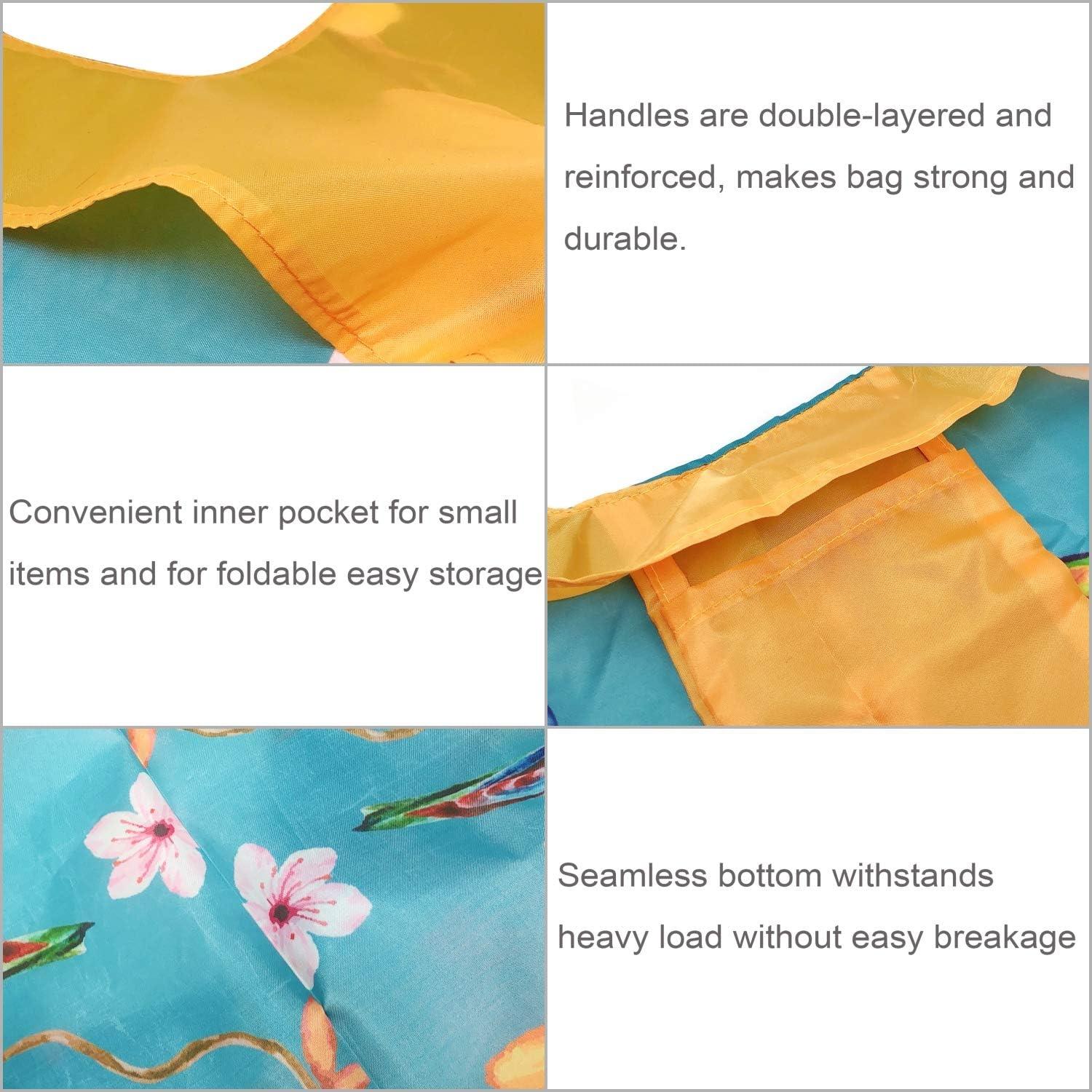 Bolsa Reutilizable Grande Wrapables con Bolsa Exterior - Flores de Cerezo