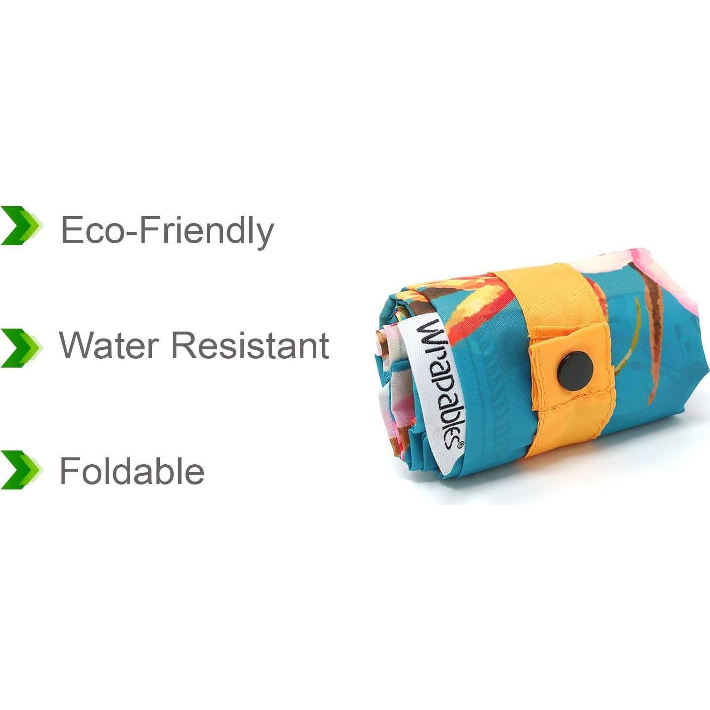 Bolsa Reutilizable Grande Wrapables con Bolsa Exterior - Flores de Cerezo