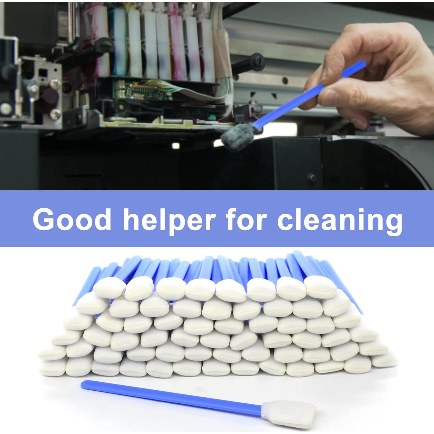 100 Palitos de Limpieza de Espuma Rectangulares Ziznba 128mm