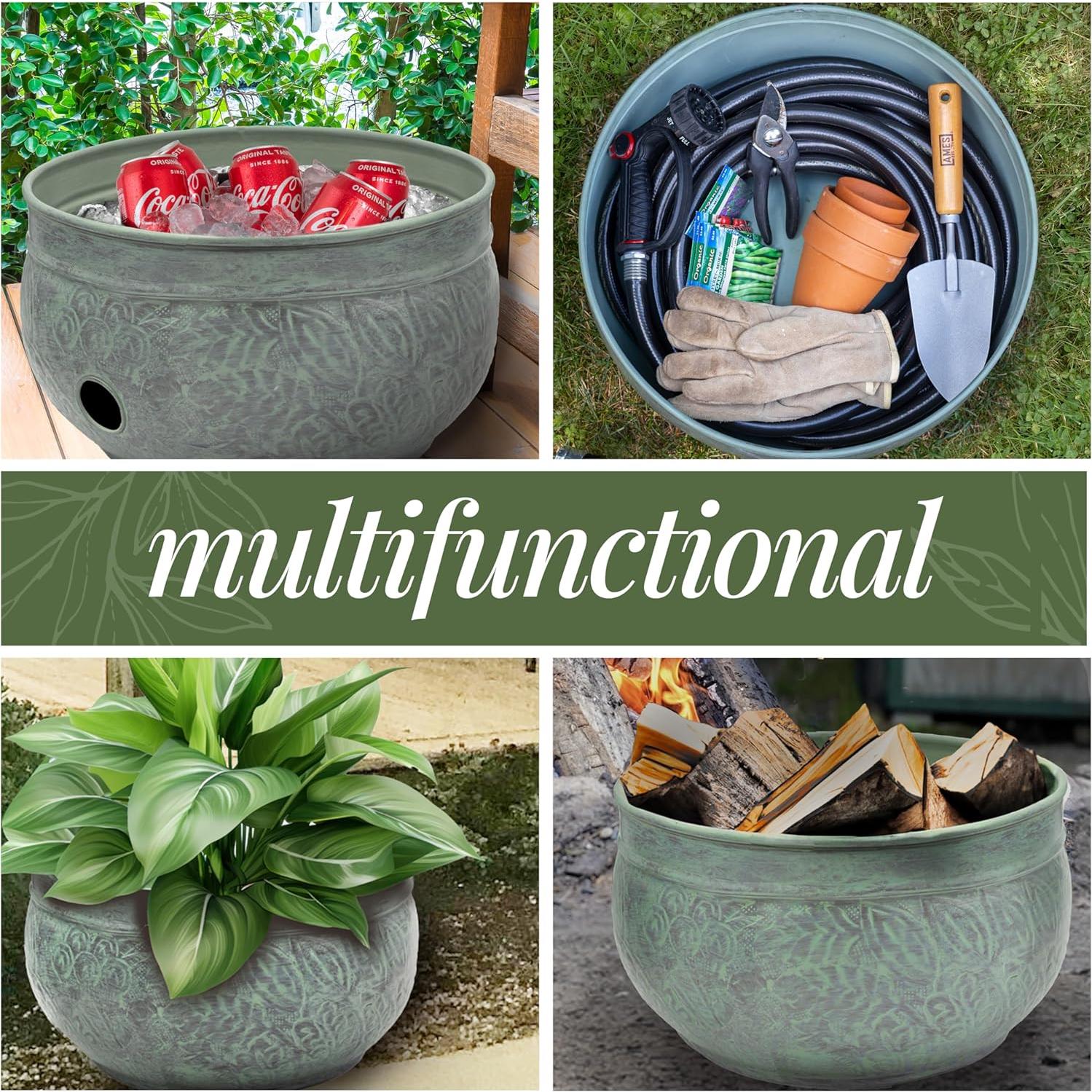 Soporte para Manguera de Jardín Good Directions 457-458 Azul Verde