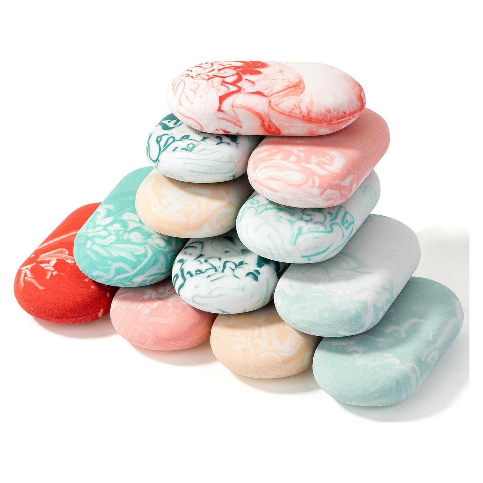 Borradores Mr. Pen 12 pcs Coral Océano Goma Sin Látex