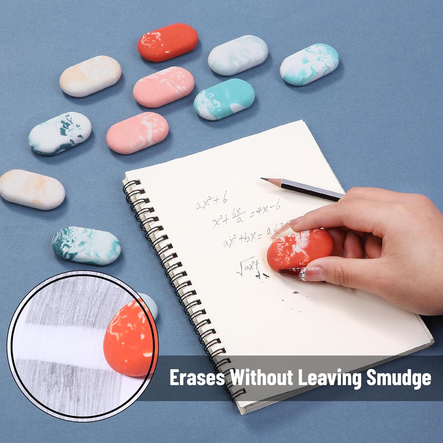 Borradores Mr. Pen 12 pcs Coral Océano Goma Sin Látex