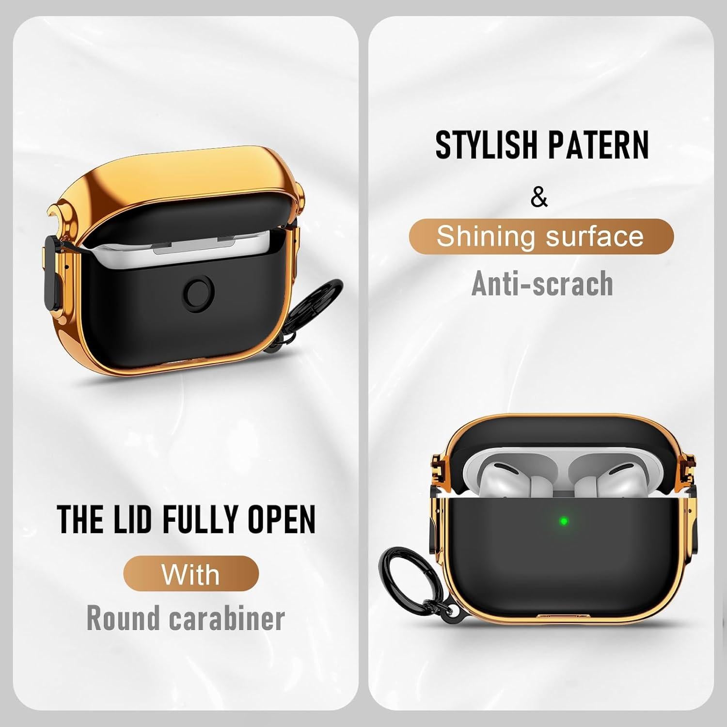 Funda de Silicona Maxjoy para AirPods Pro 3 (2025) con Kit de Limpieza